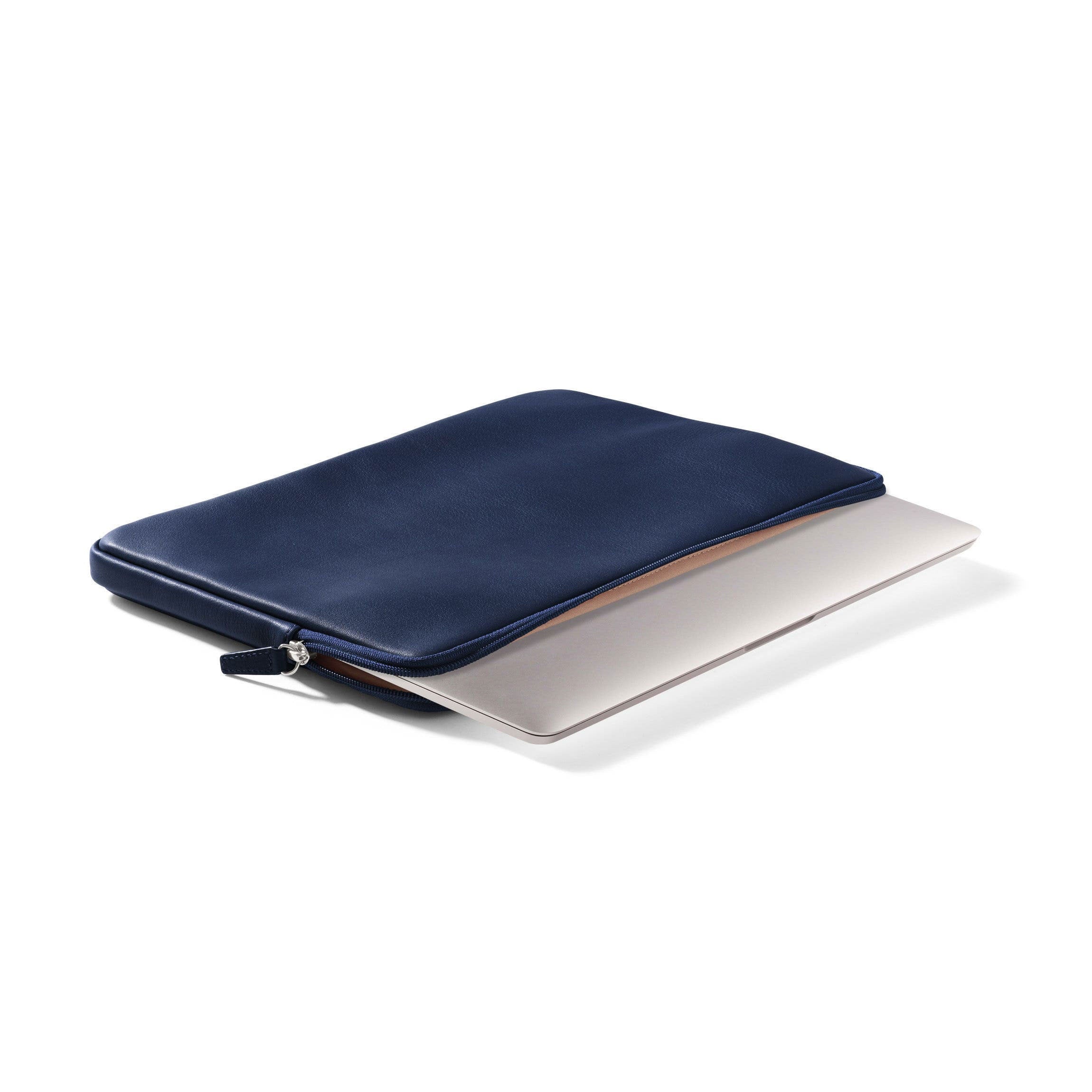 13/14 Inch Slim Laptop Sleeve Navy Blue - Image 2
