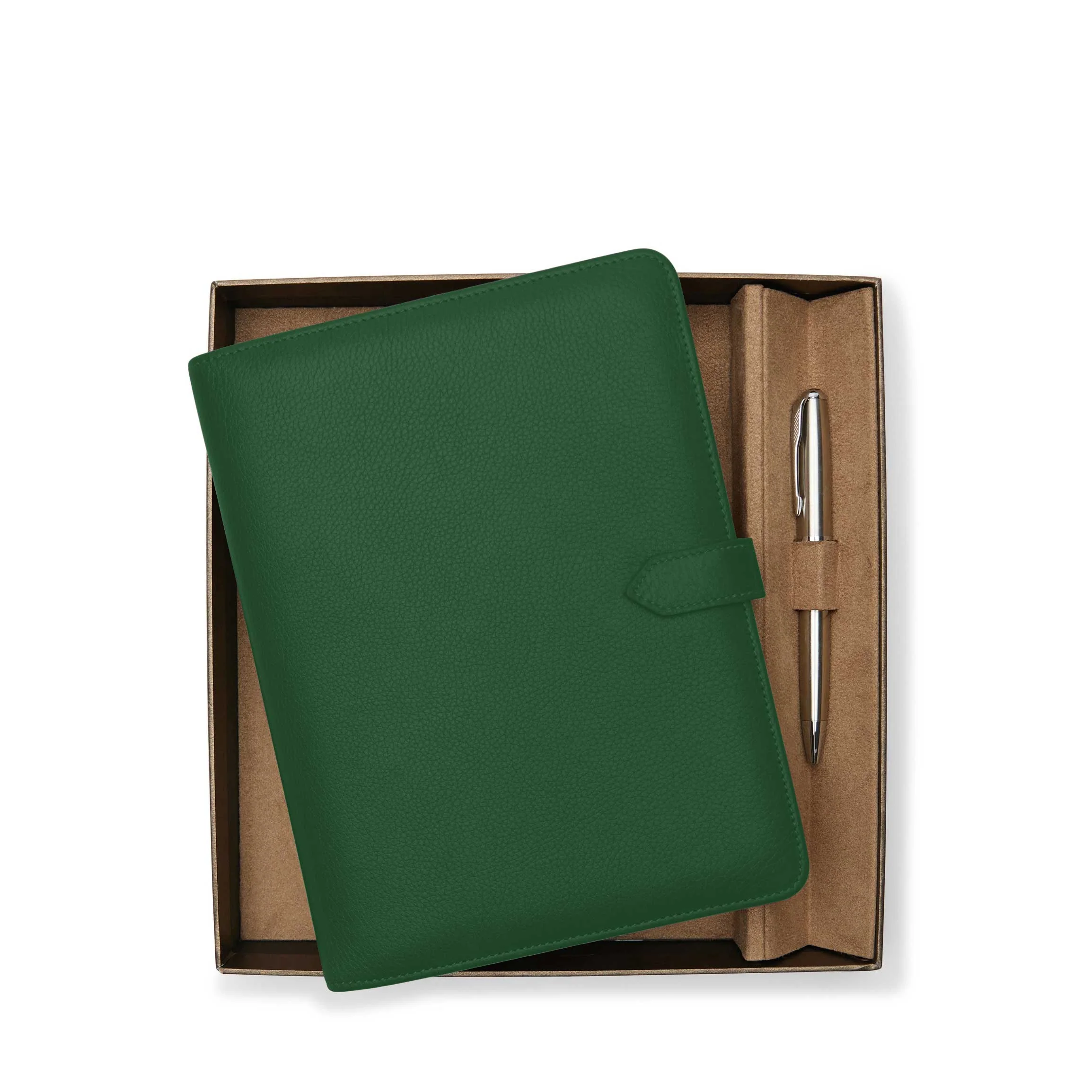 A5 2-in-1 Journal Gift Set Fairway Green