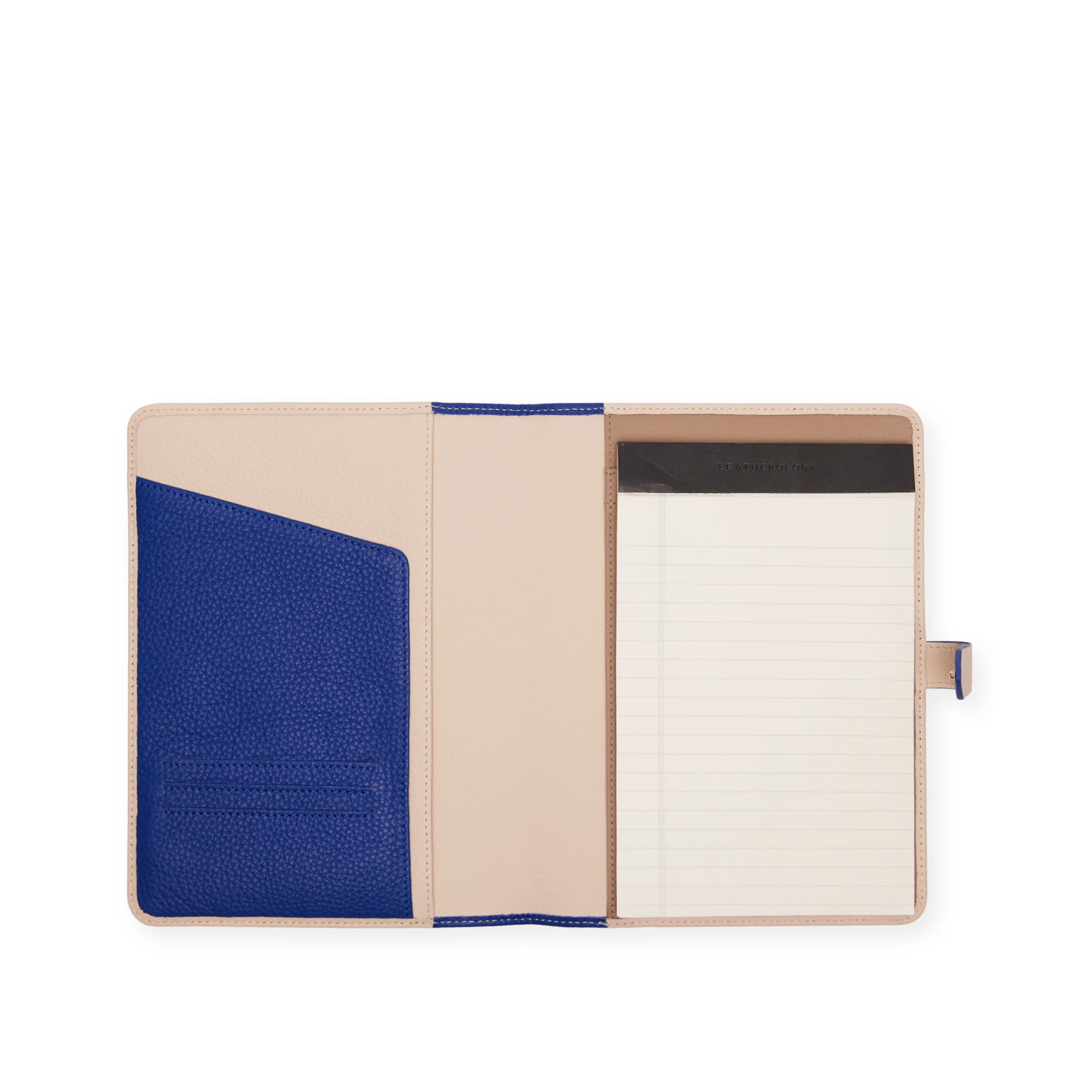 A5 Junior Snap Padfolio Sand/Regatta Blue - Image 2