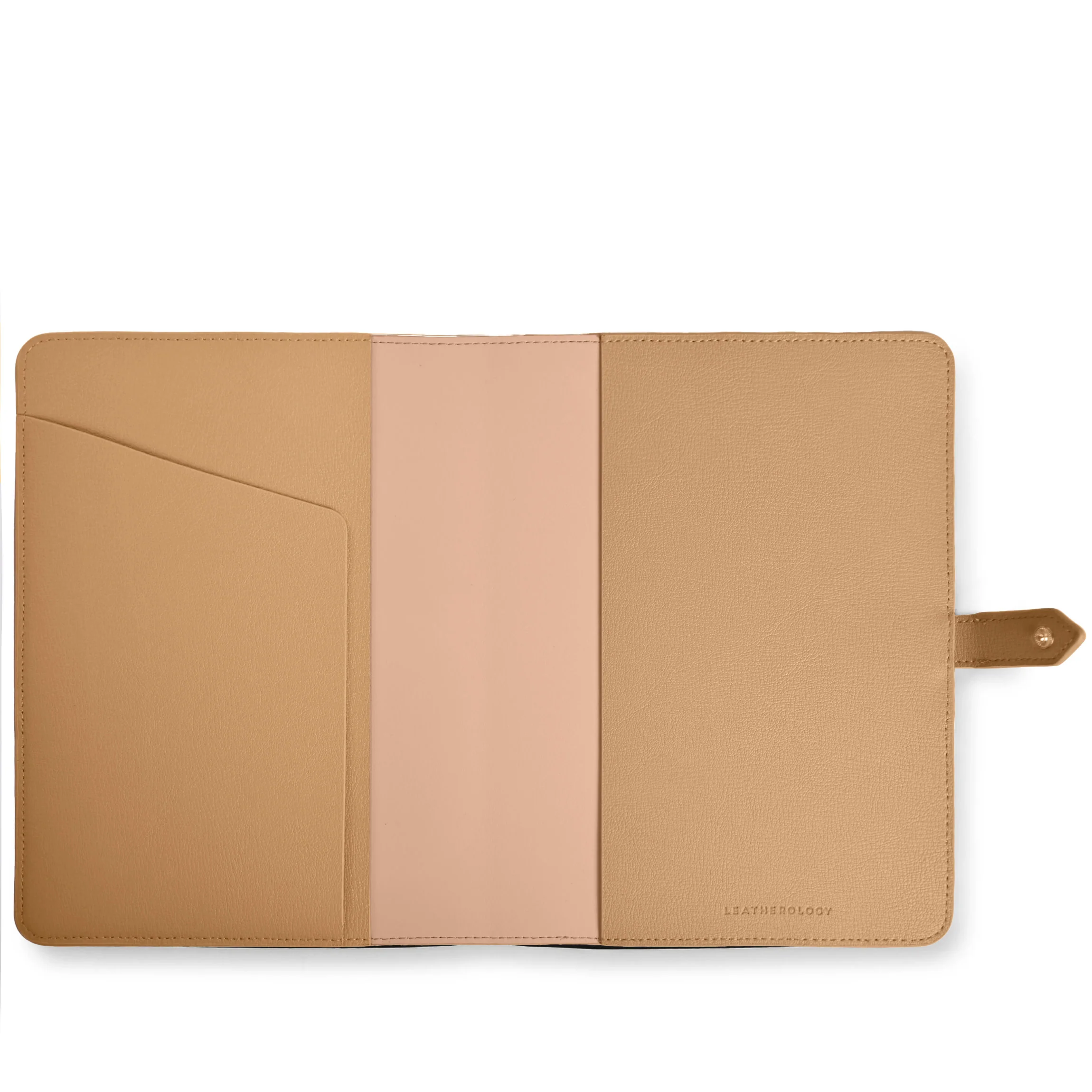 A5 Snap Journal Double Sided Tan/Beige - Image 3