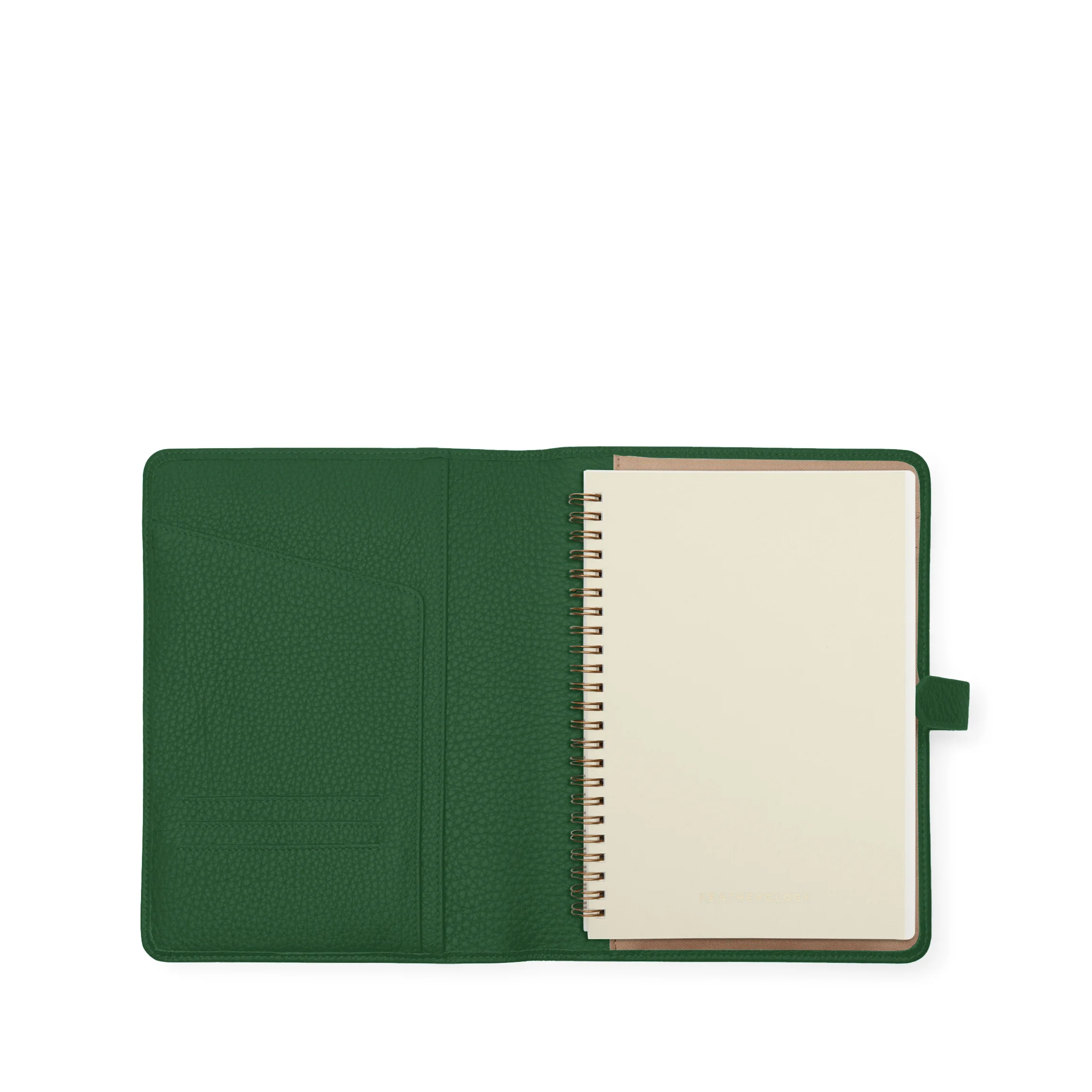 A5 Snap Spiral Journal Fairway Green