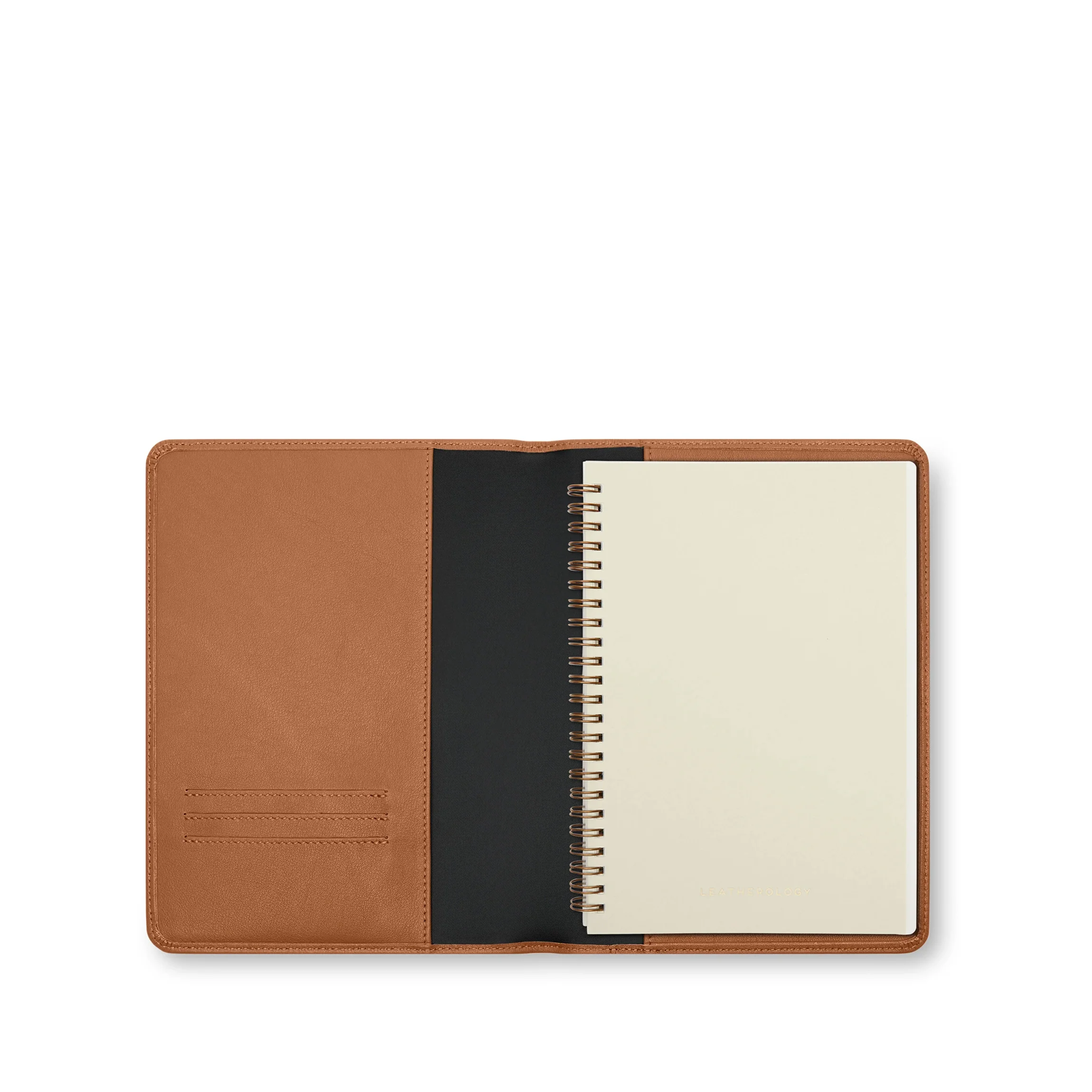 A5 Standard Spiral Journal Cognac