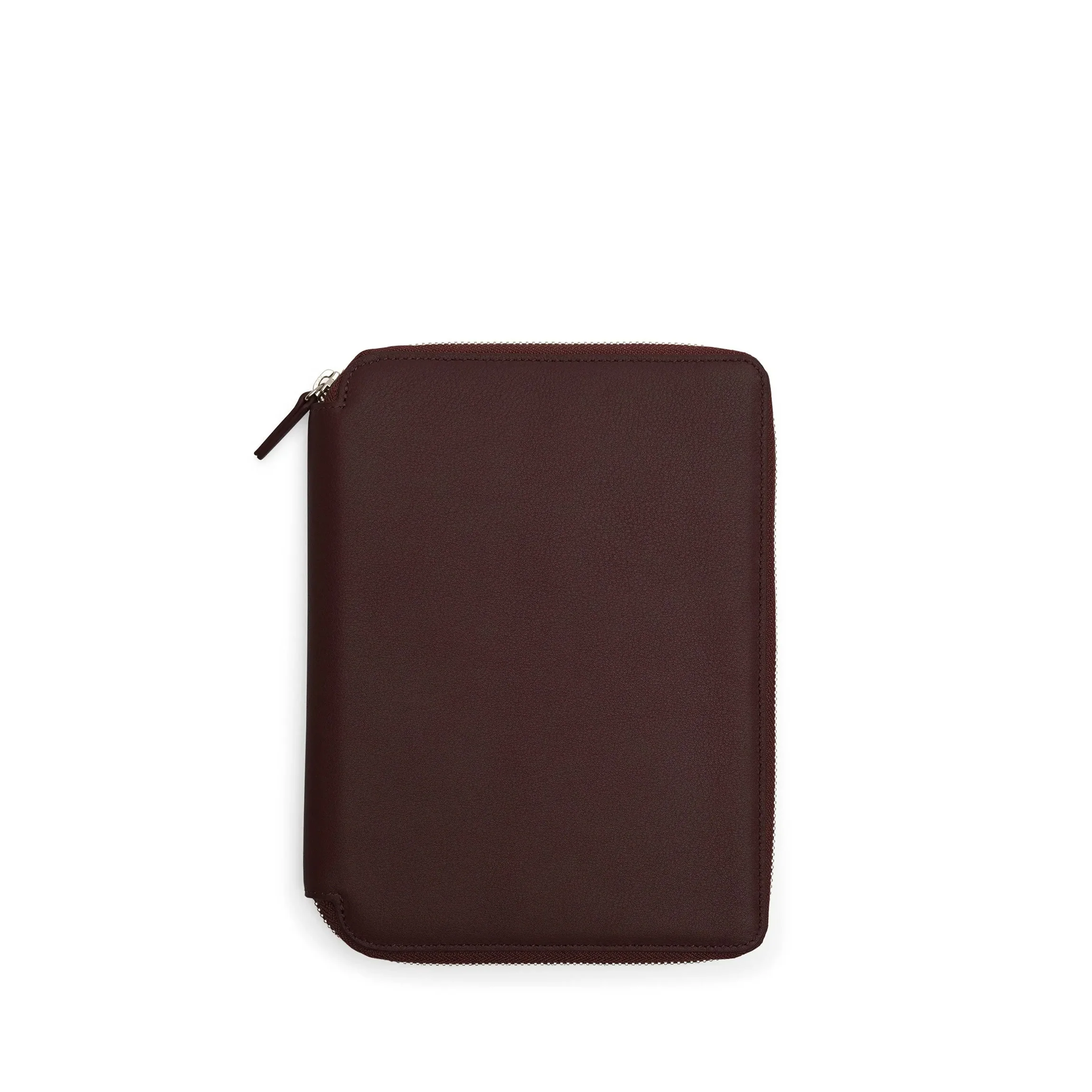 A5 Zippered Spiral Journal Brown - Image 2