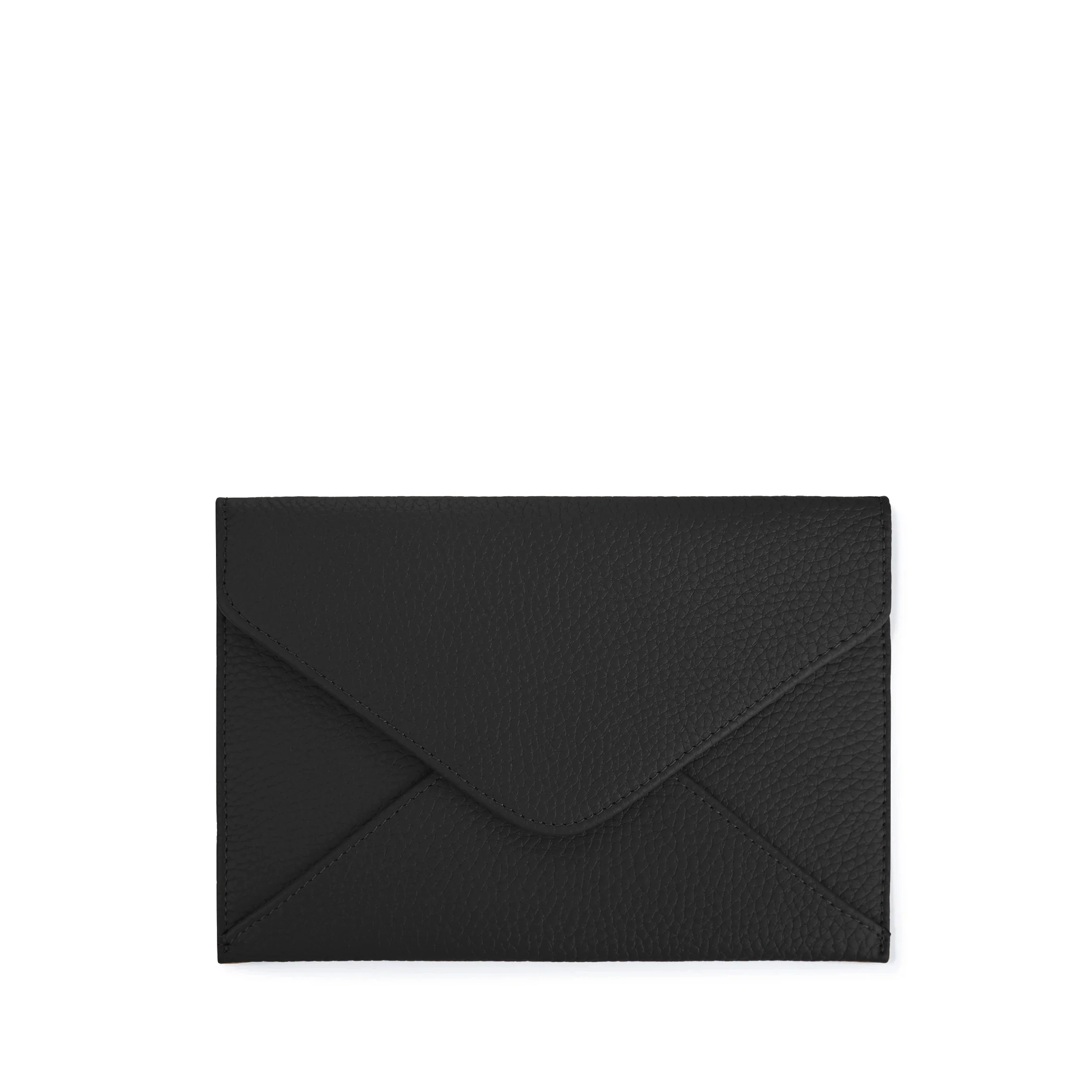 A6 Envelope Pouch Black Pebble