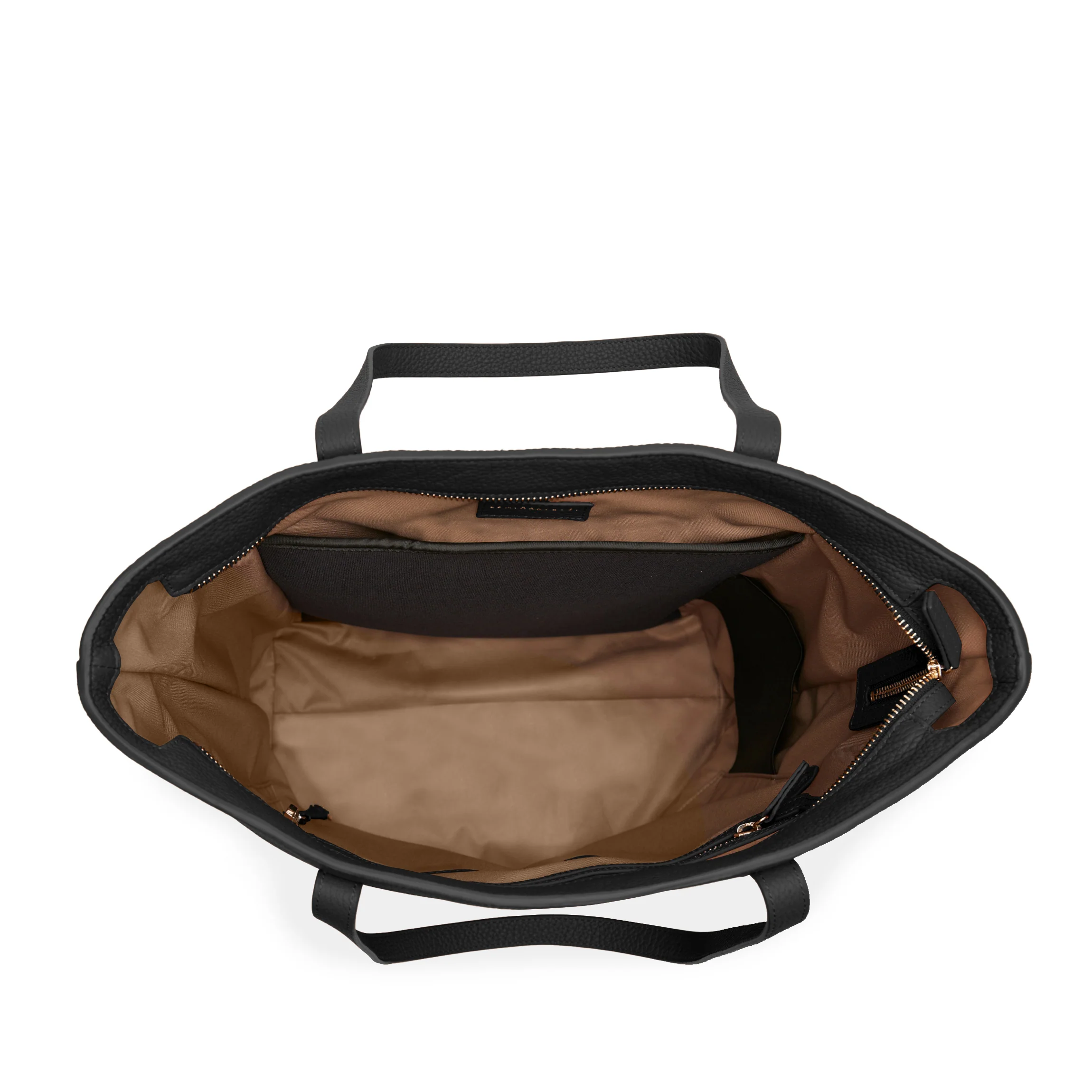 Alex Vertical Work Tote Black Pebble - Image 5