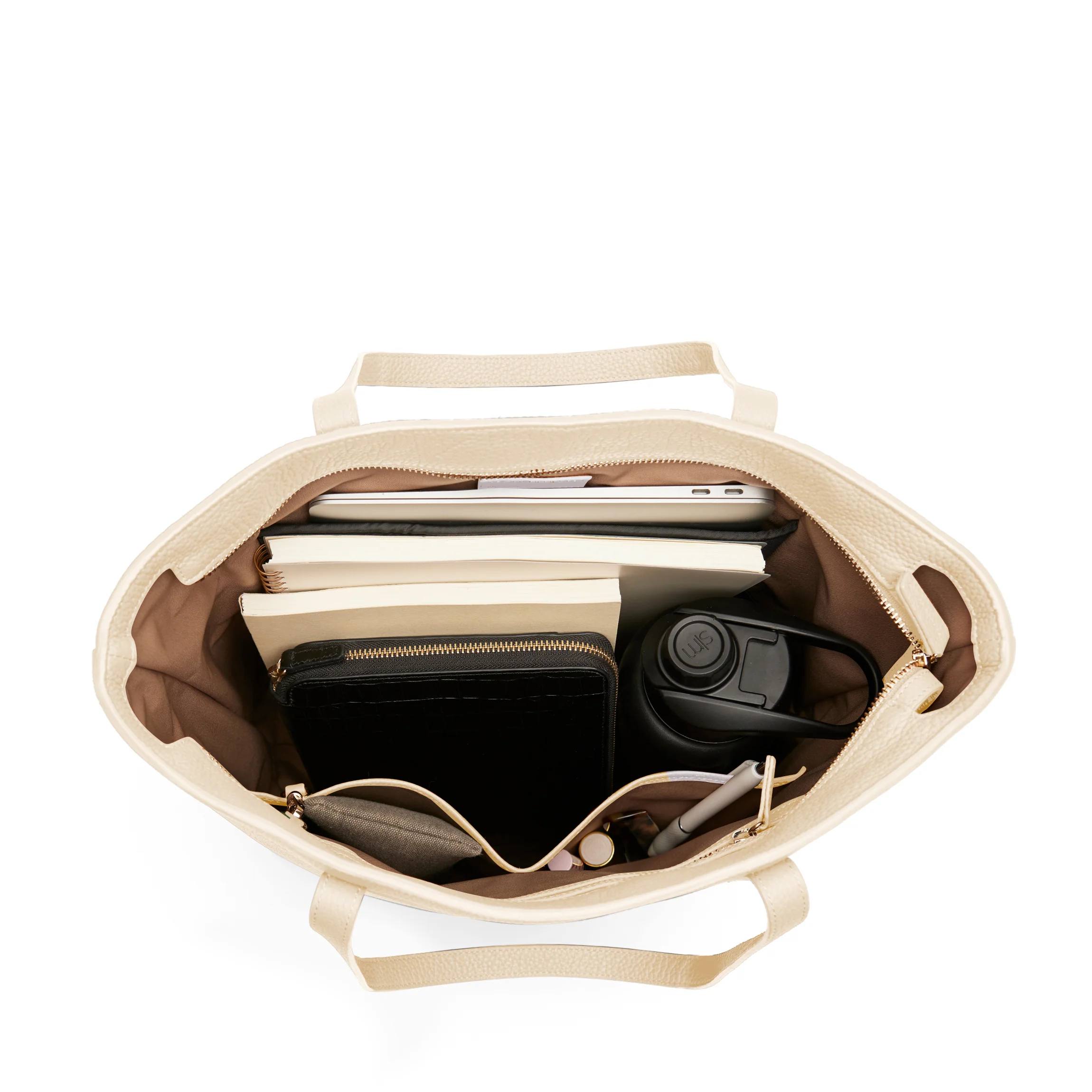 Alex Vertical Work Tote Sand - Image 6
