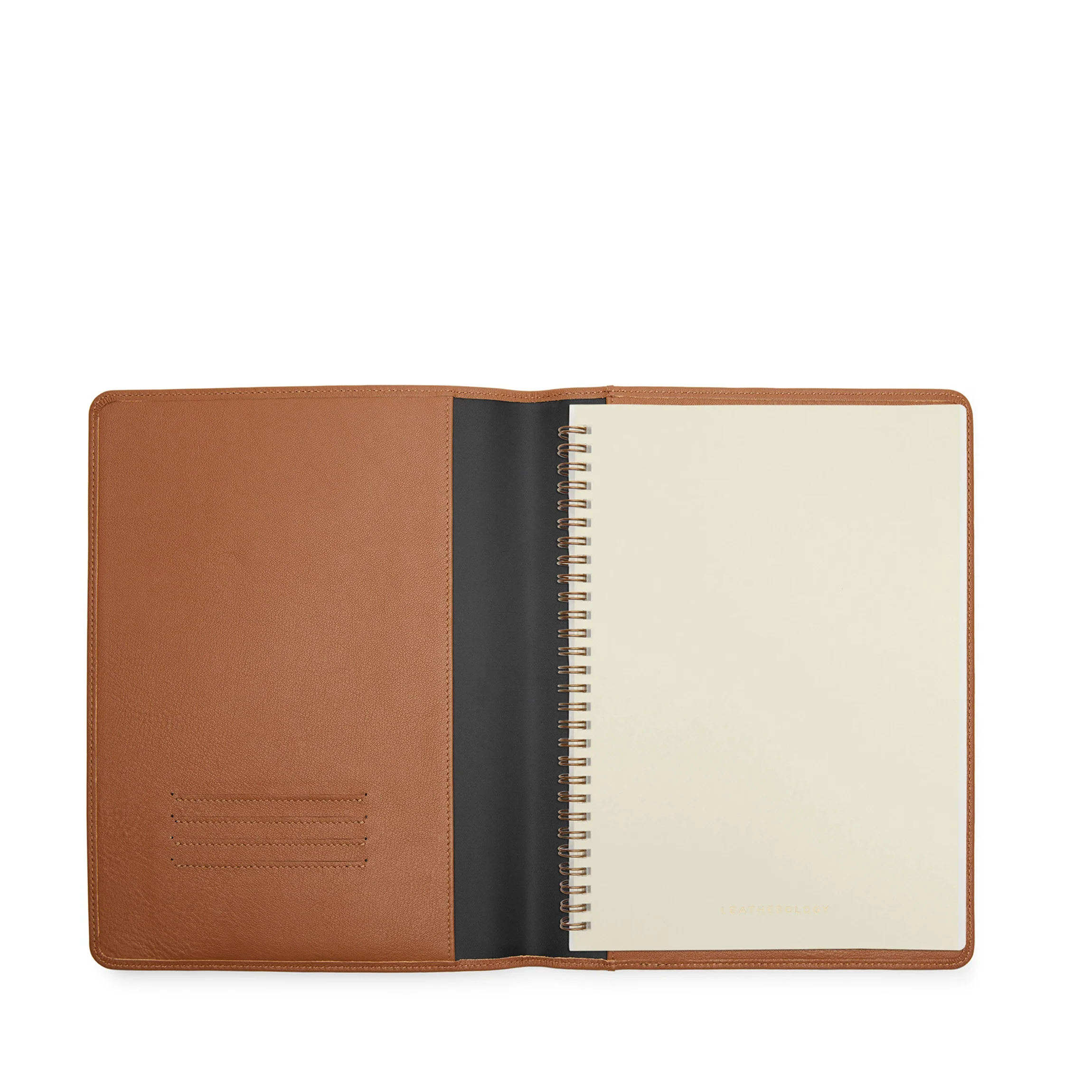 B5 Composition Standard Spiral Journal Cognac
