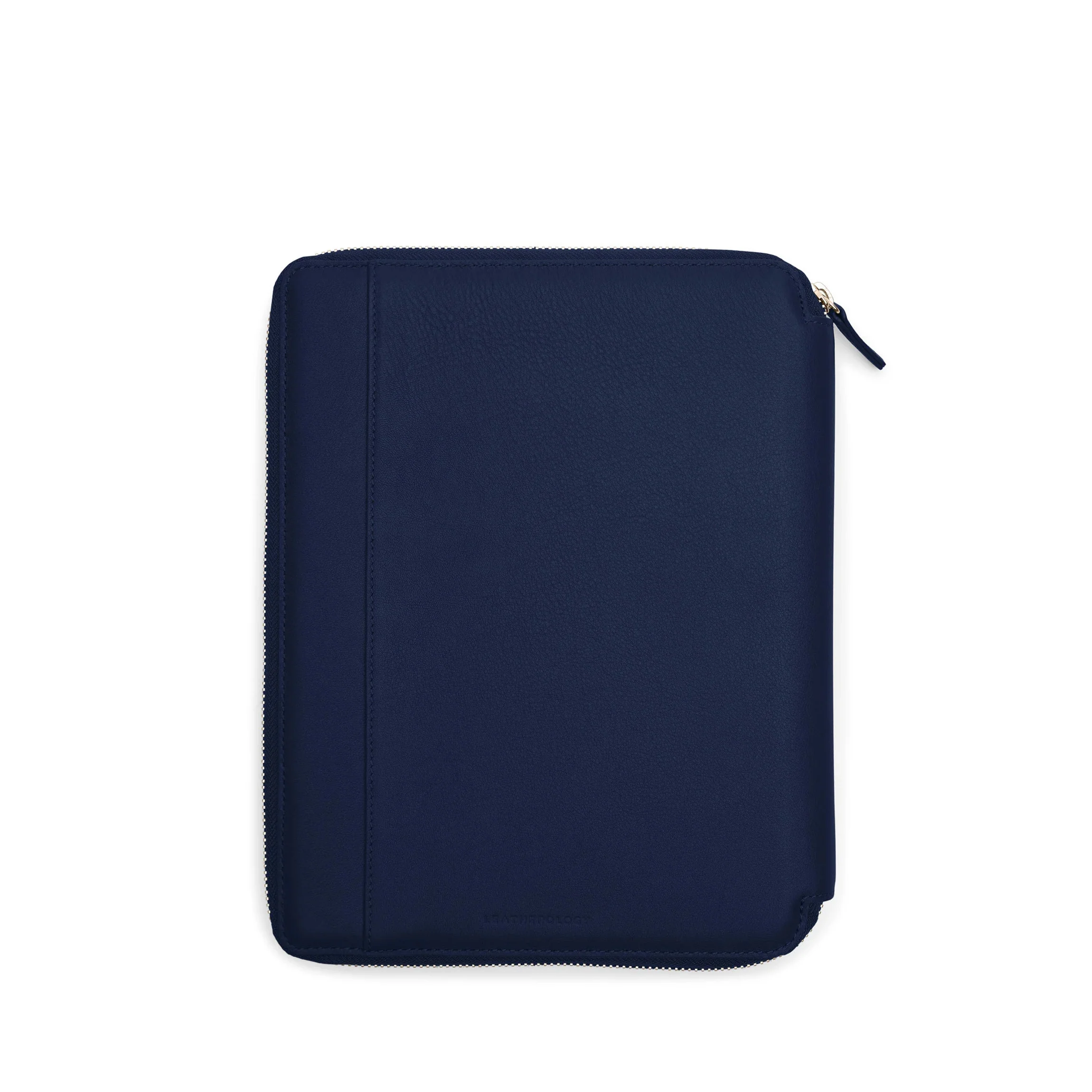 B5 Composition Zippered Journal Navy Blue - Image 4