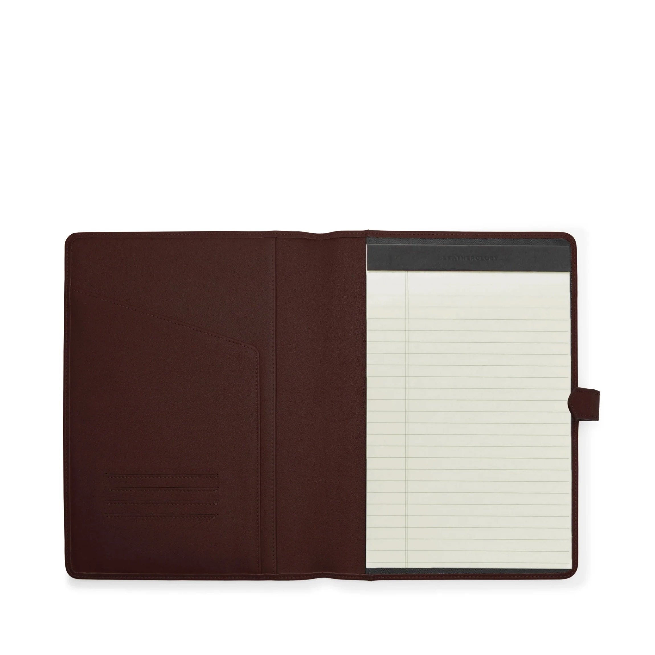 B5 Snap Padfolio Brown