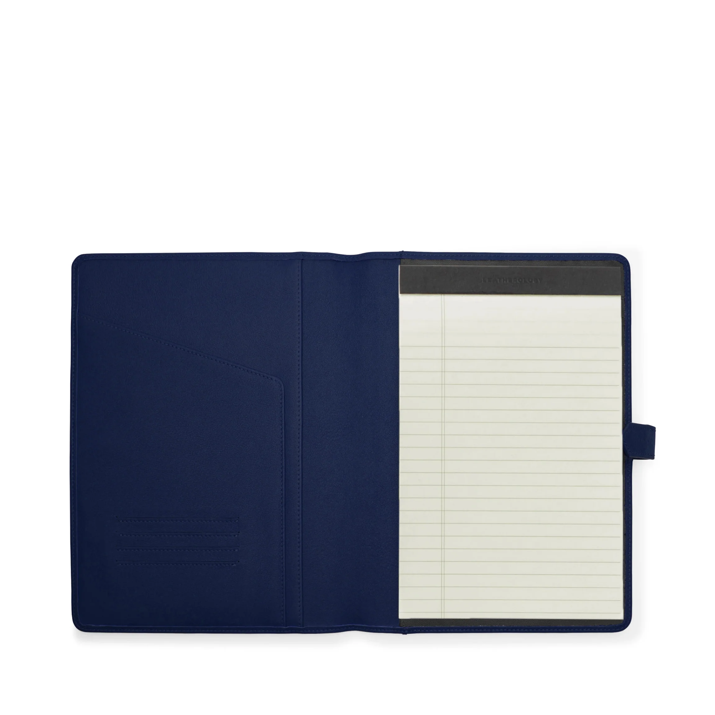 B5 Snap Padfolio Navy Blue