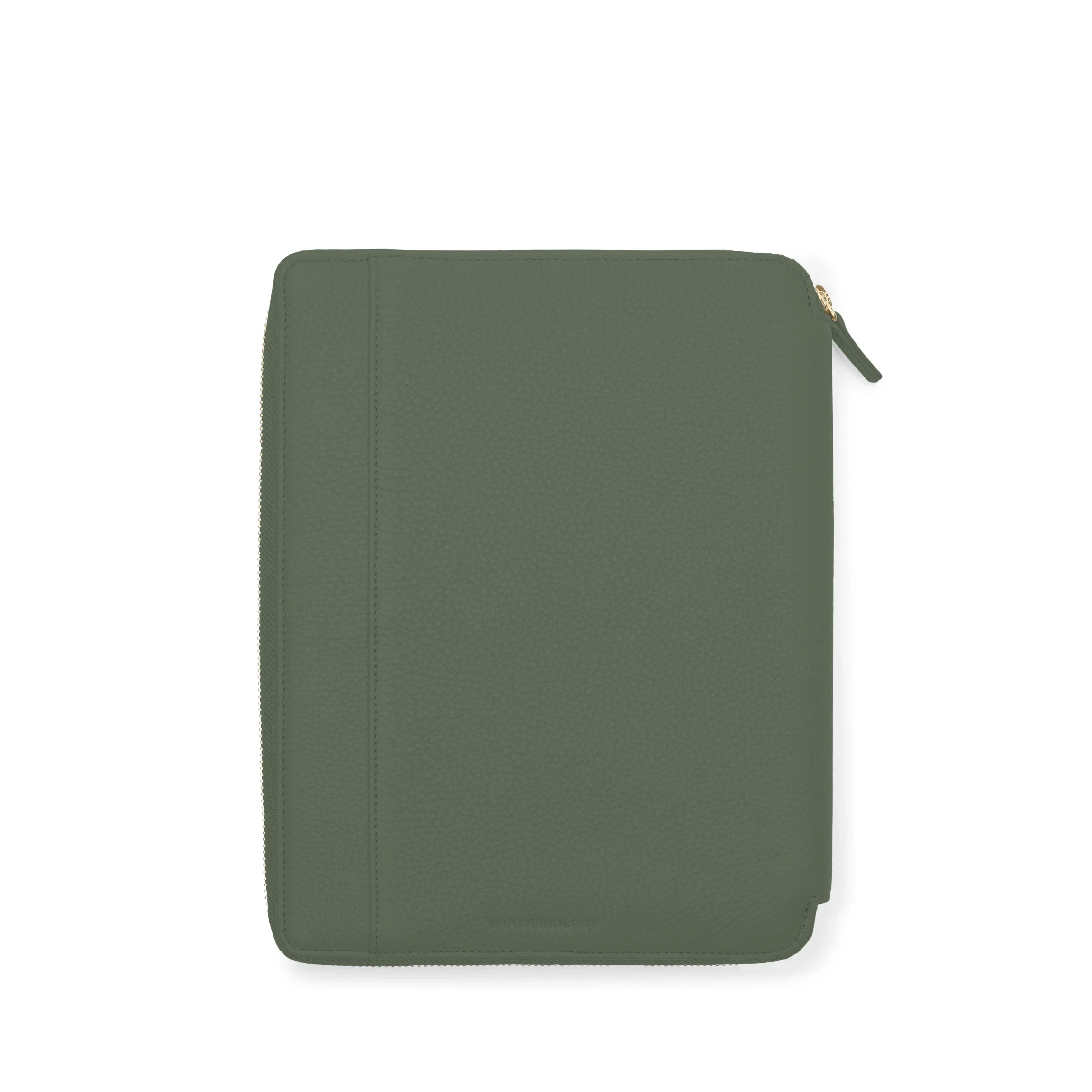 B5 Zippered Padfolio Moss - Image 4