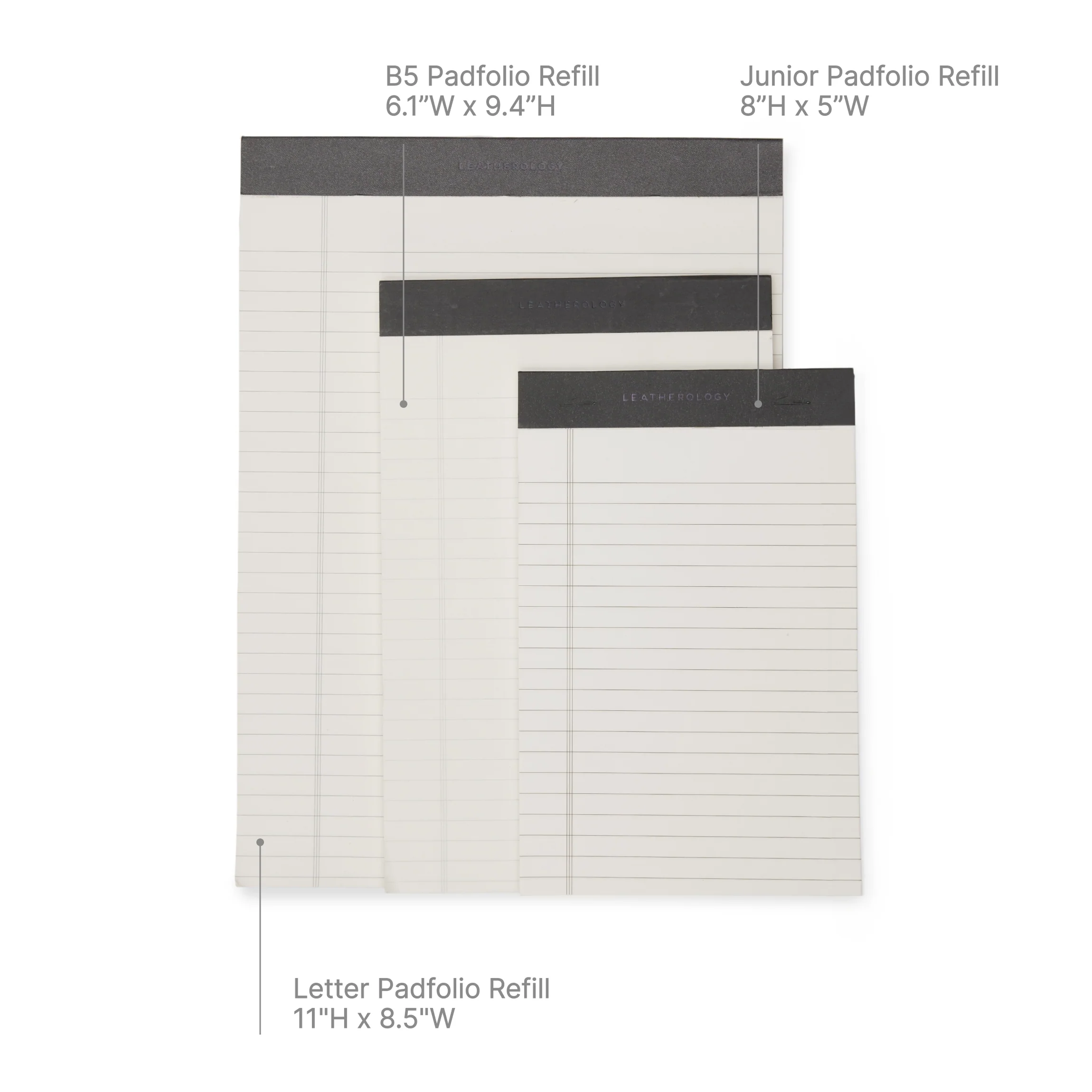 B5 Zippered Padfolio Moss - Image 6