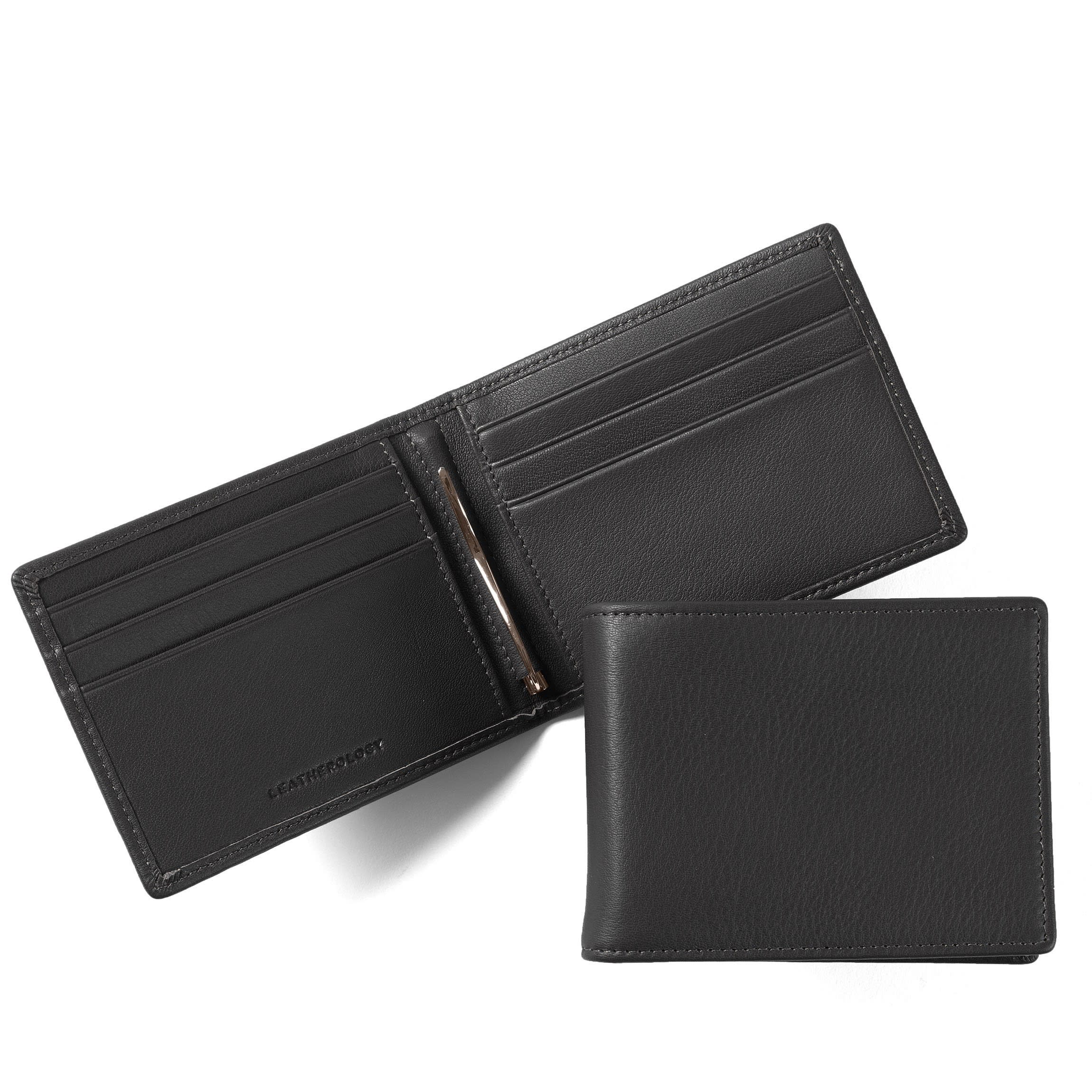 Bifold with Money Clip Black Onyx