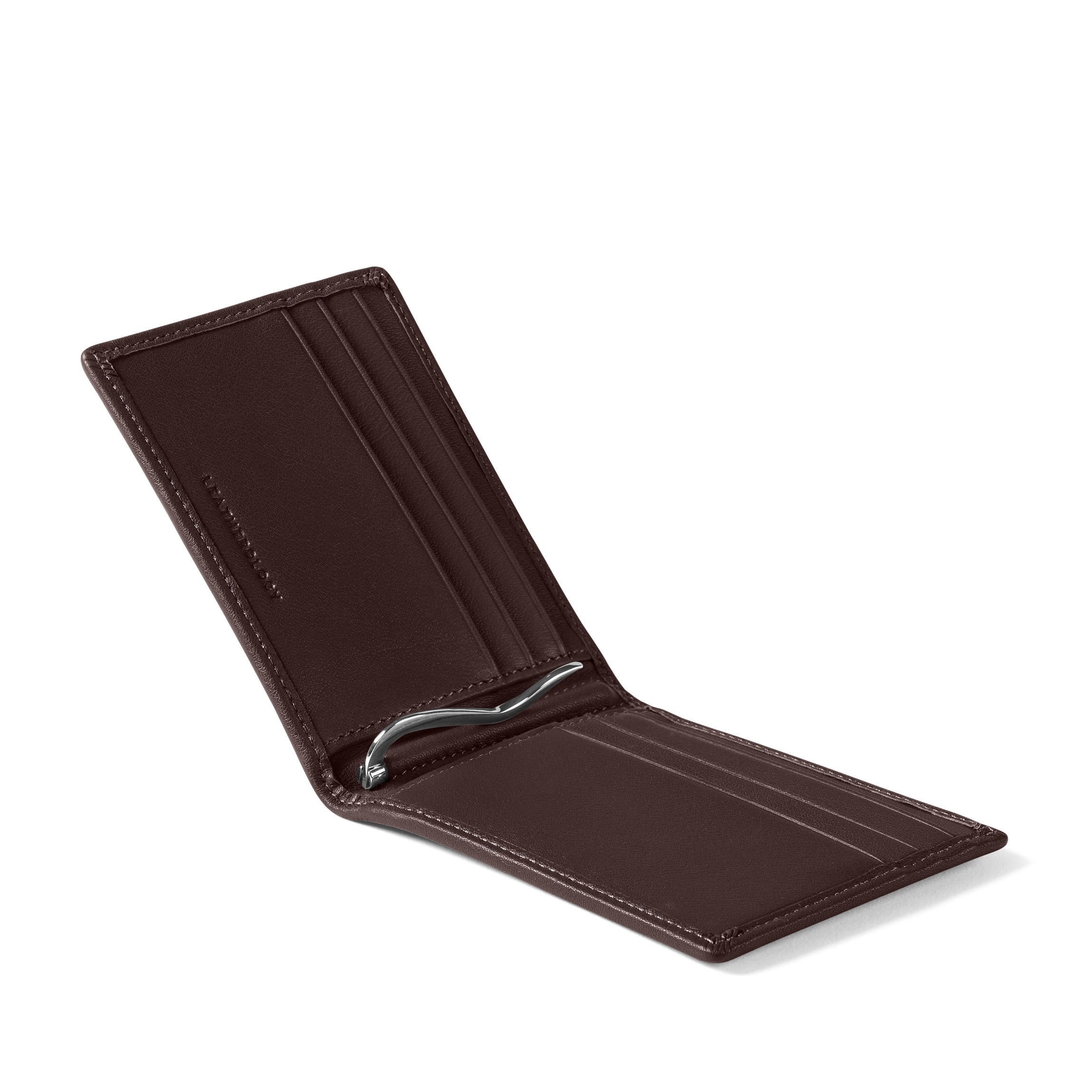 Bifold with Money Clip Brown - Image 4