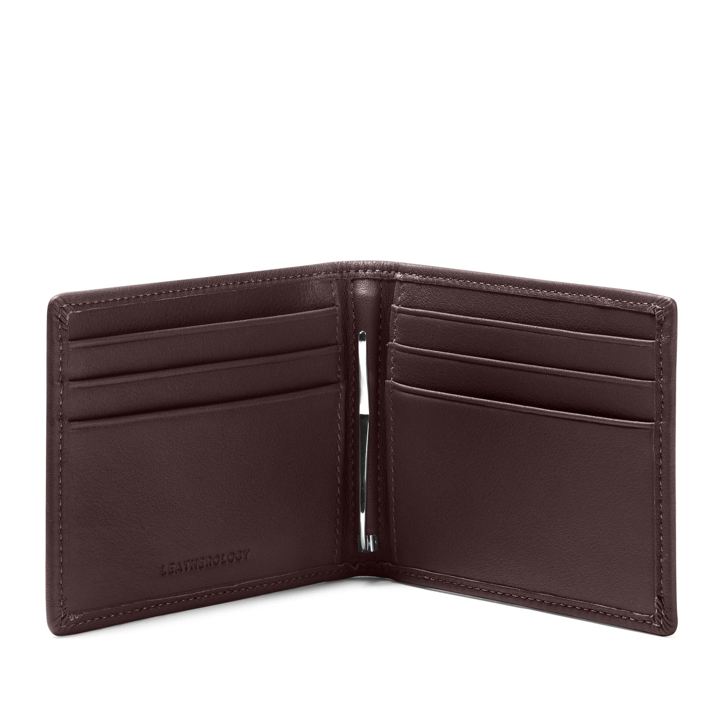 Bifold with Money Clip Brown - Image 5