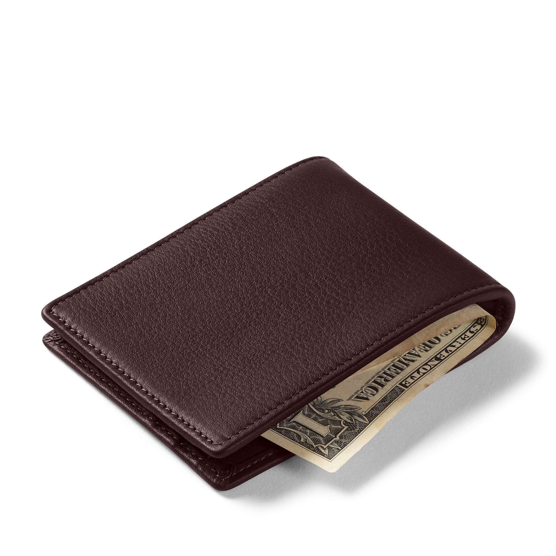 Bifold with Money Clip Brown - Image 8