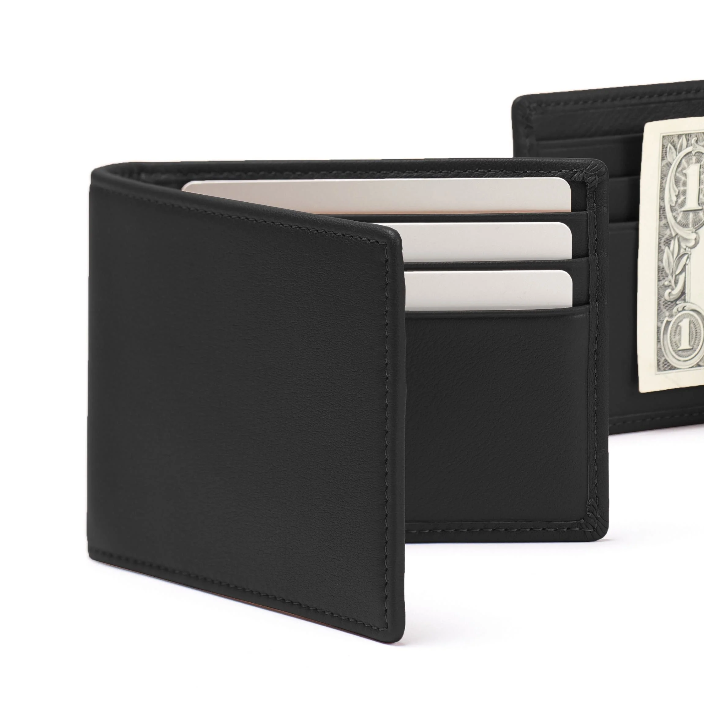 Bifold with Money Clip RFID Black Onyx - Image 7