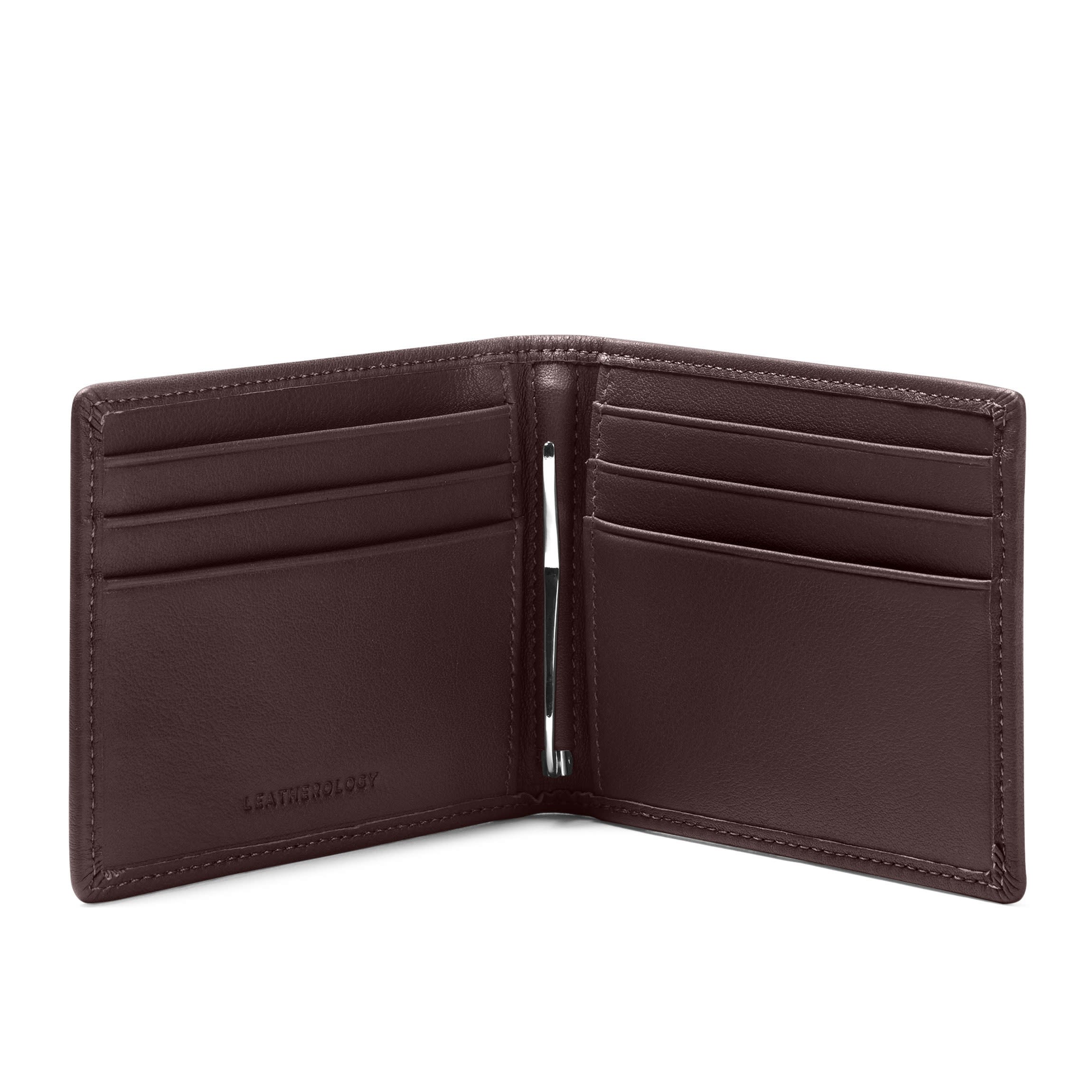 Bifold with Money Clip RFID Brown - Image 5