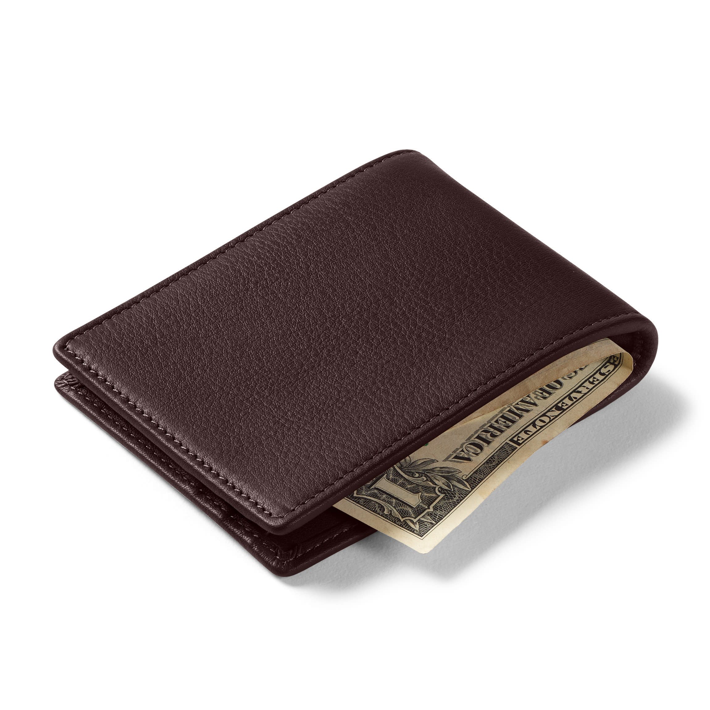 Bifold with Money Clip RFID Brown - Image 8