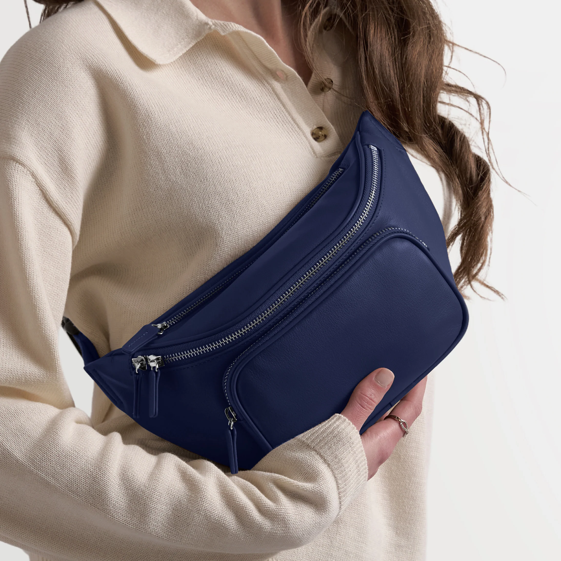 Blake Belt Bag Navy Blue - Image 2