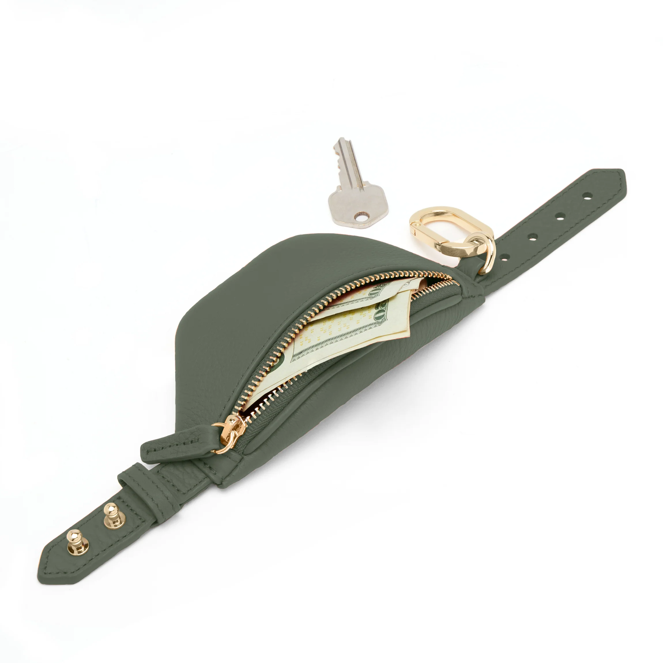 Blake Mini Wrist Pouch Moss - Image 6