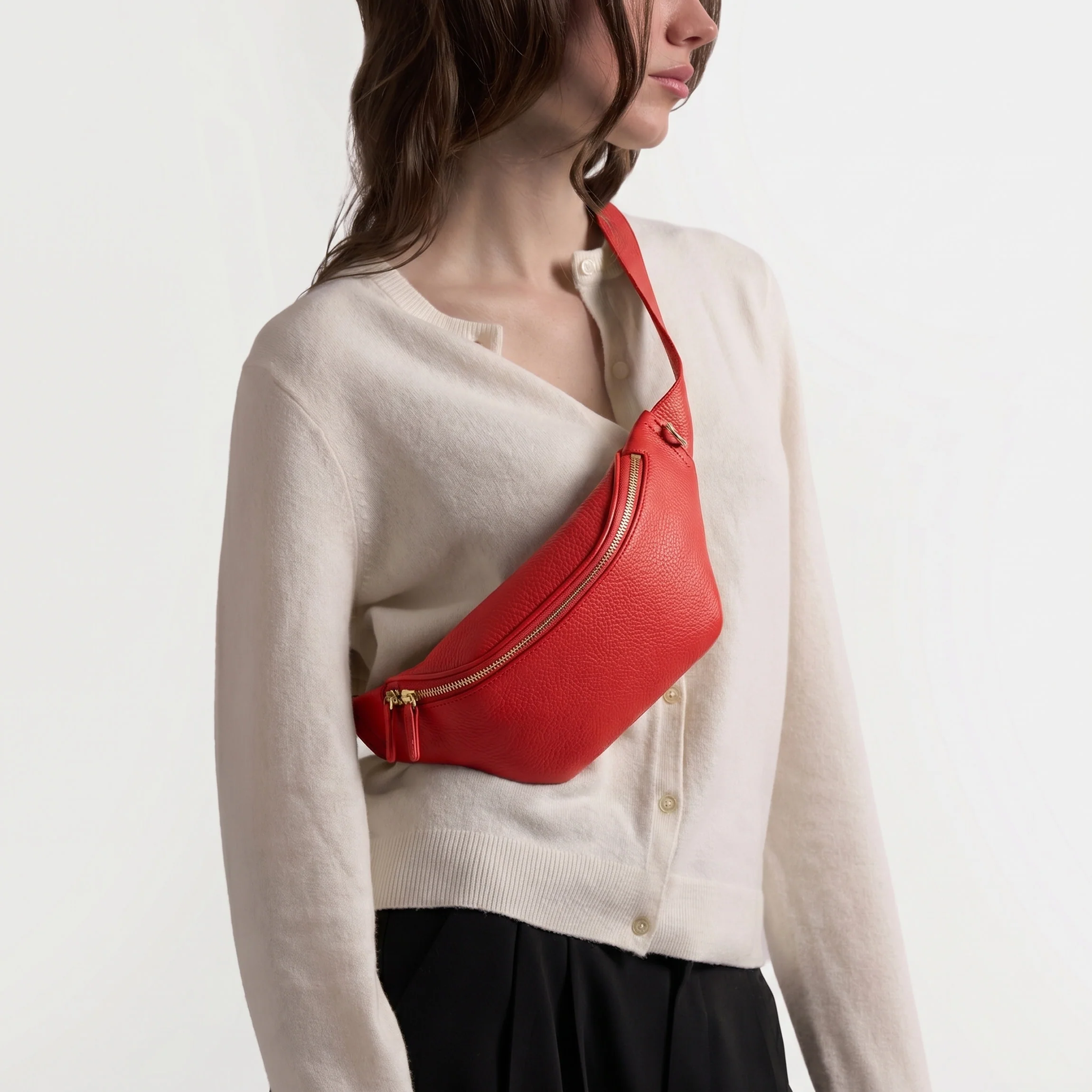 Blake Slim Belt Bag Buoy Red - Image 2