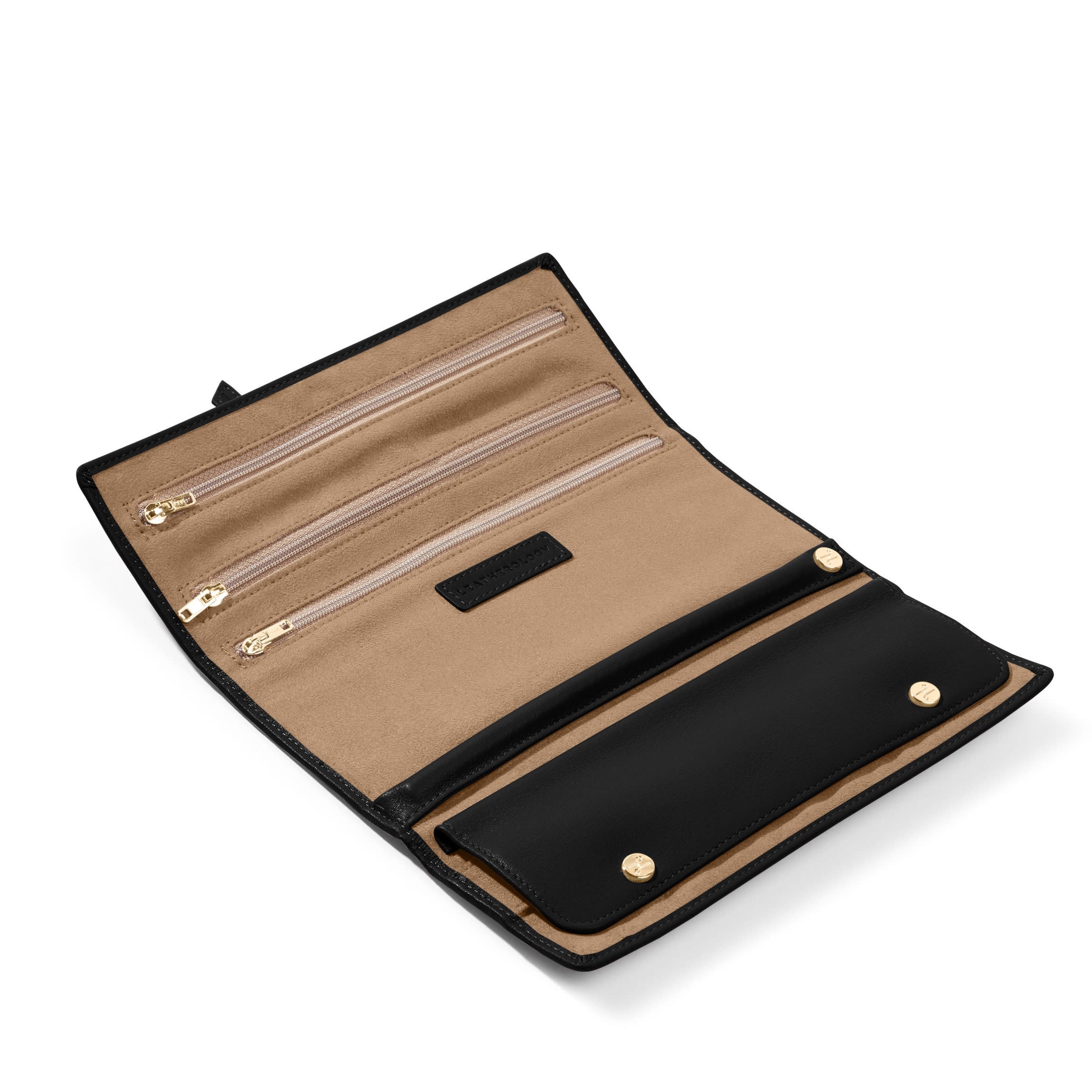 Buckled Jewelry Roll Black Onyx - Image 5