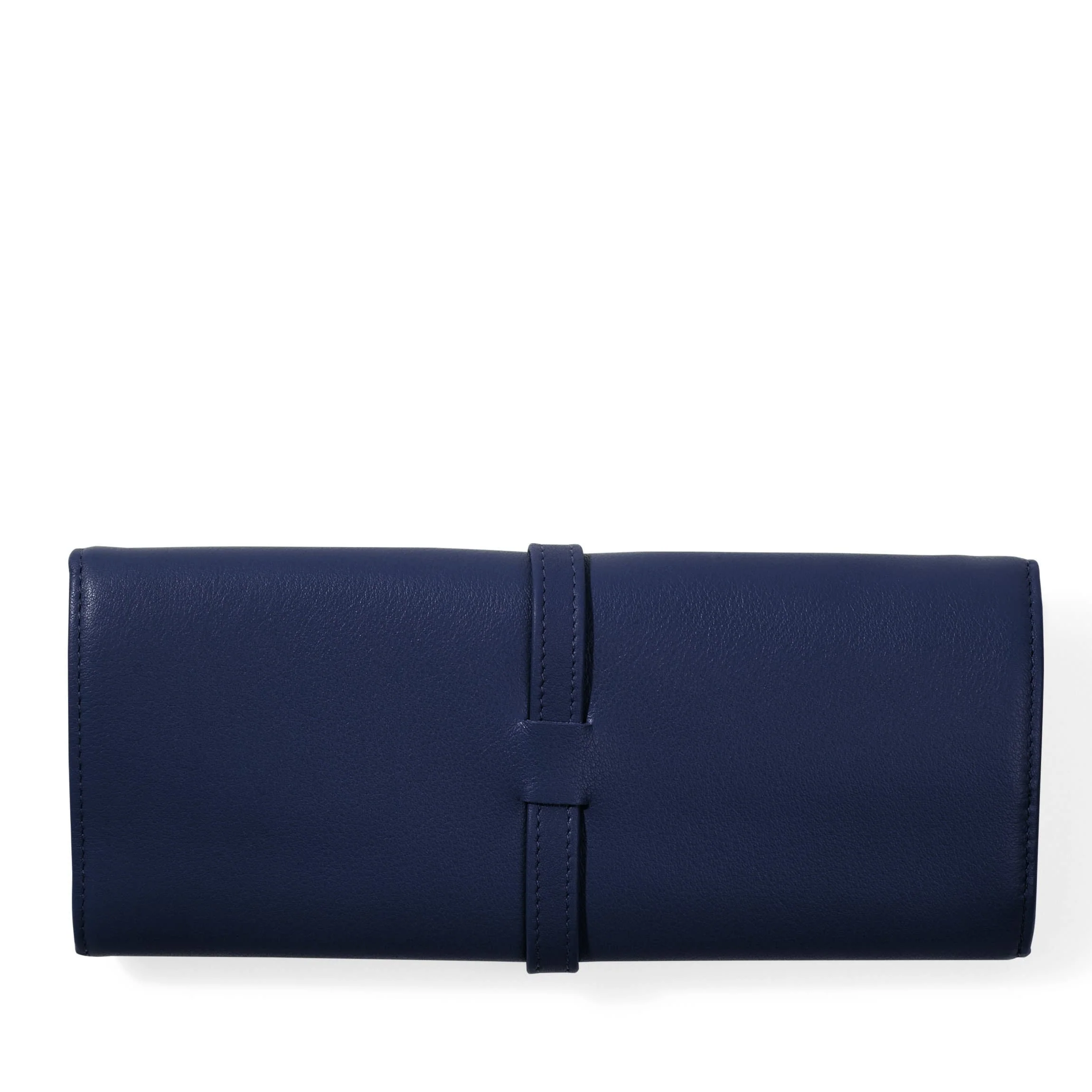 Buckled Jewelry Roll Navy Blue - Image 4