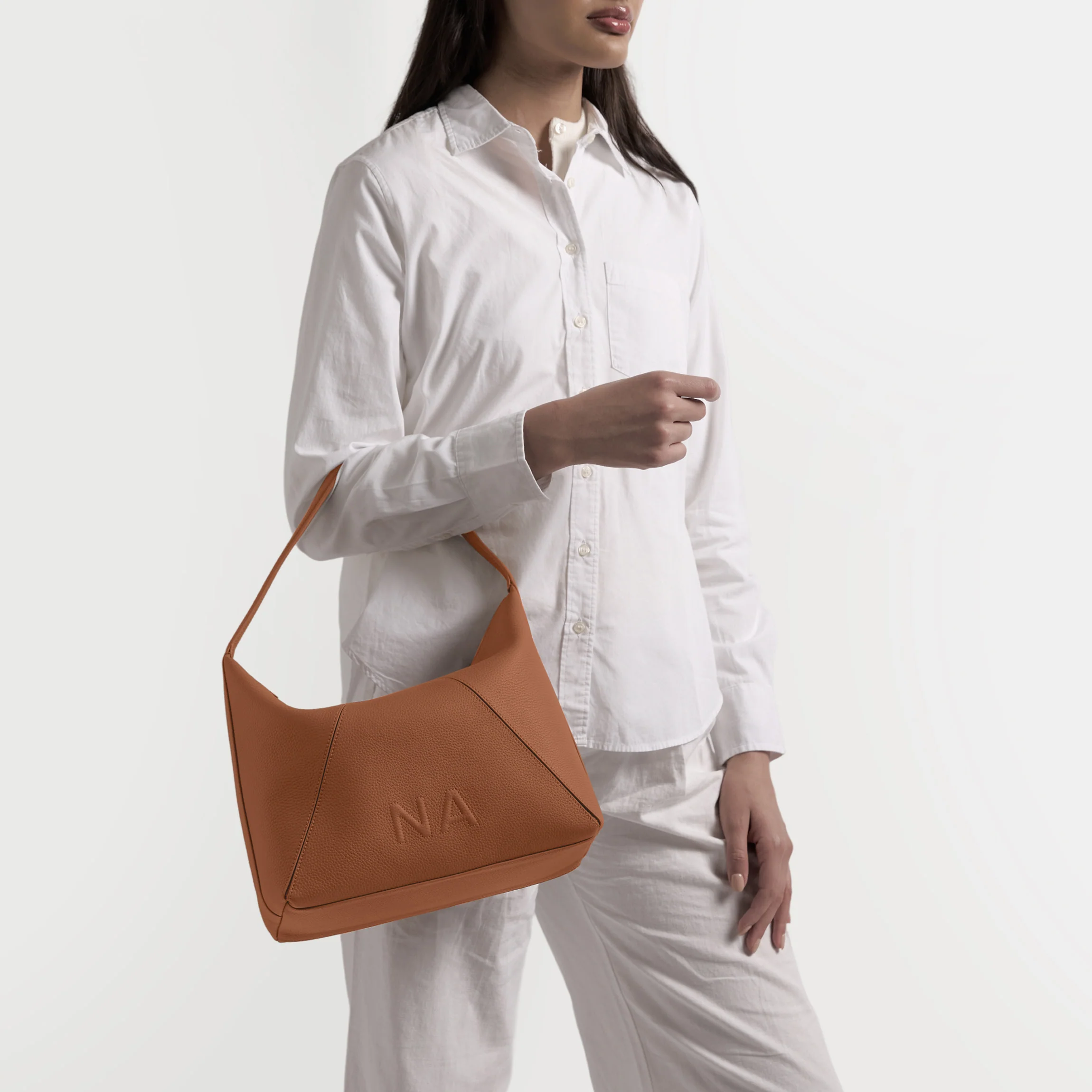 Ciera Petite Hobo Saddle Brown - Image 2