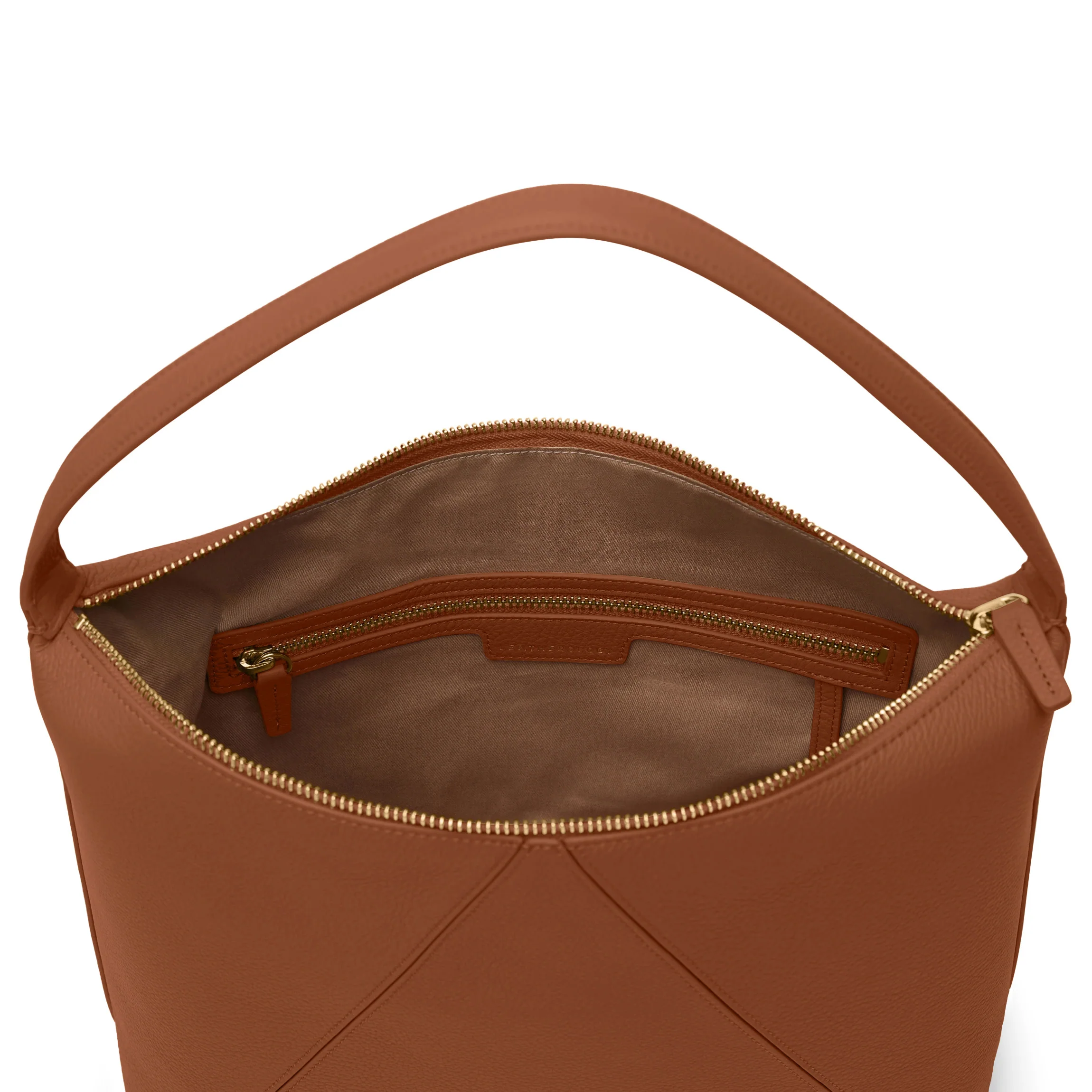 Ciera Petite Hobo Saddle Brown - Image 4