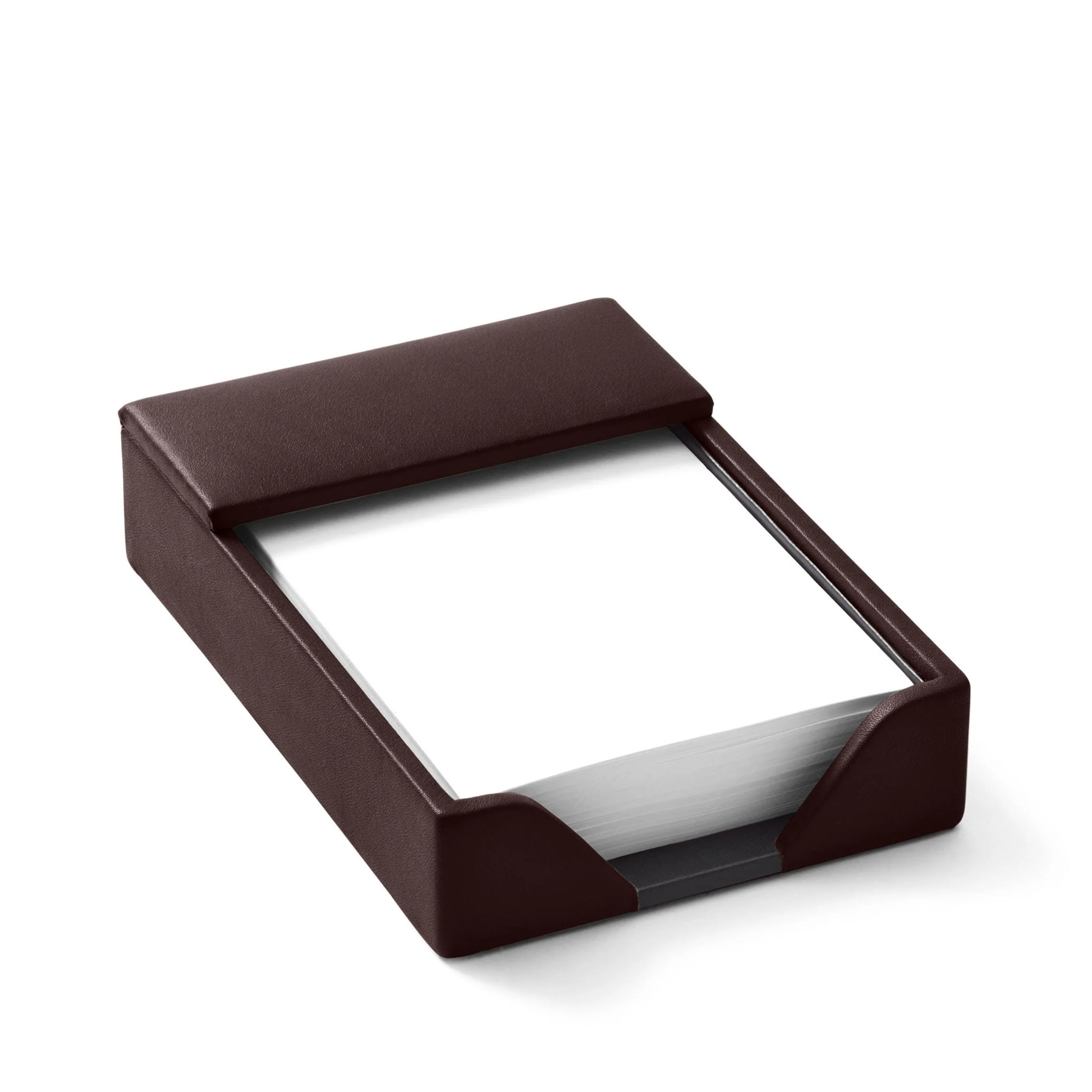 Classic Memo Pad Holder Brown