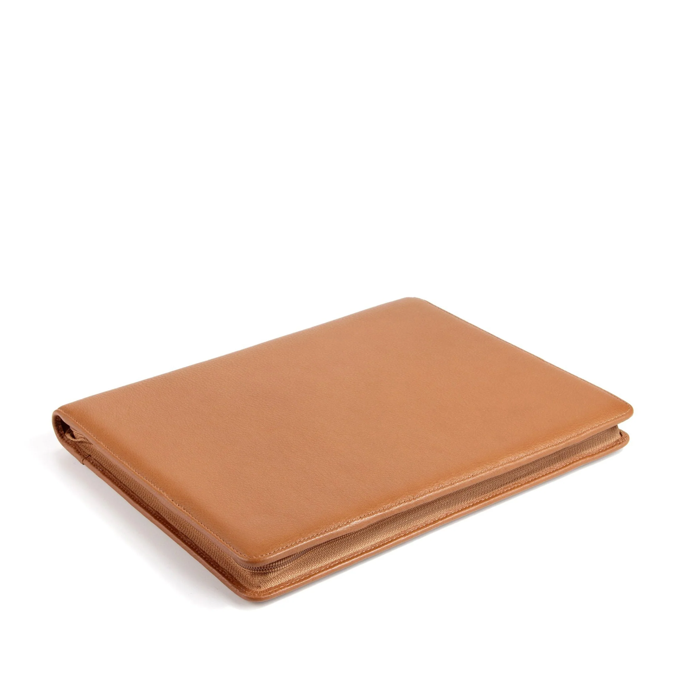 Classic Zippered Padfolio Cognac - Image 3