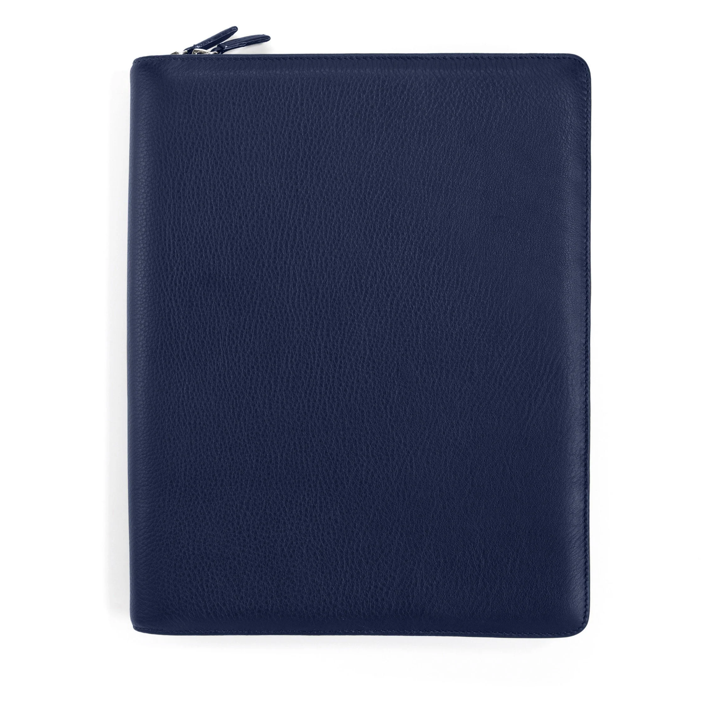 Classic Zippered Padfolio Navy Blue - Image 2