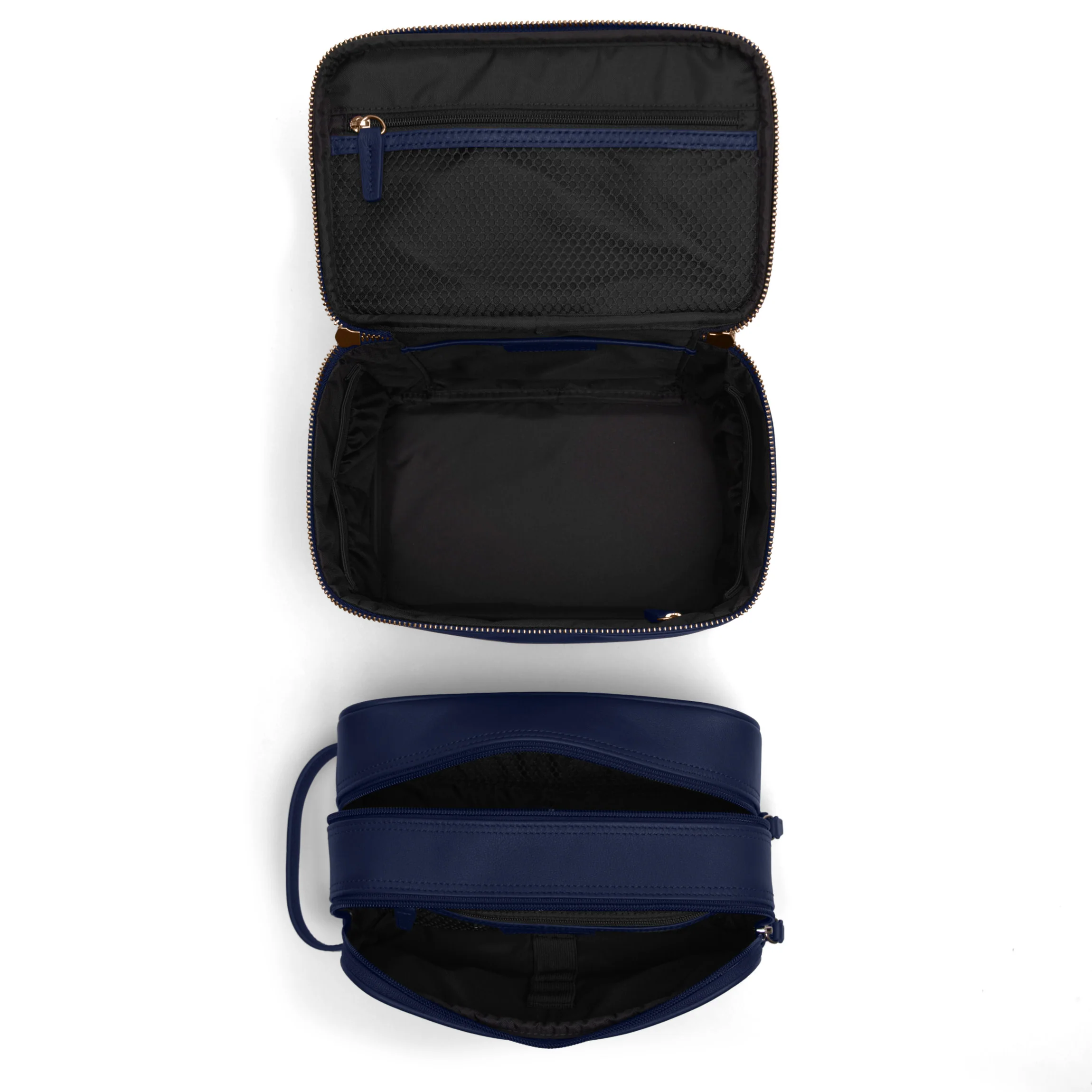 Couple's Toiletry Bag Gift Set Navy Blue - Image 4