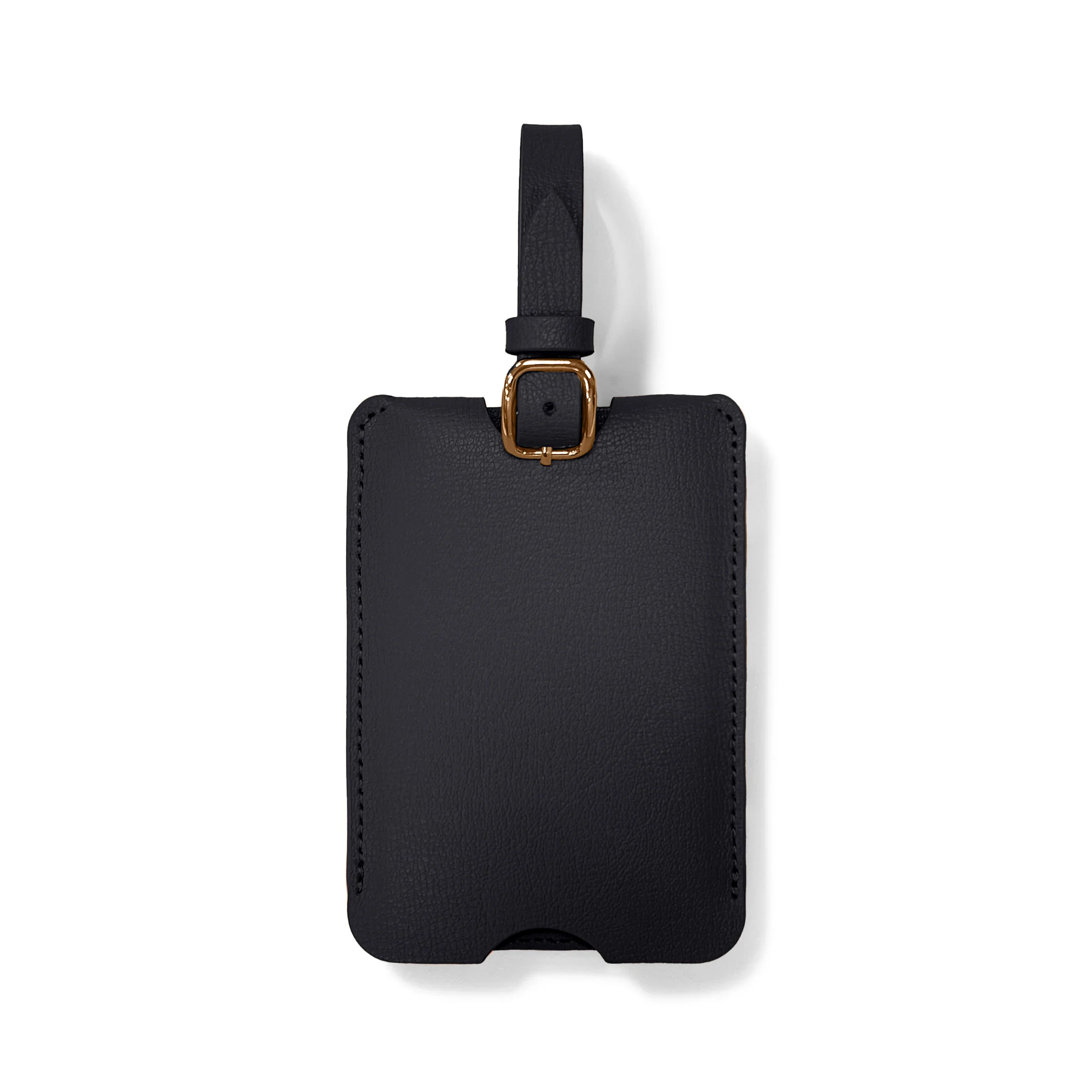 Deluxe Luggage Tag Double-Sided Black/Natural