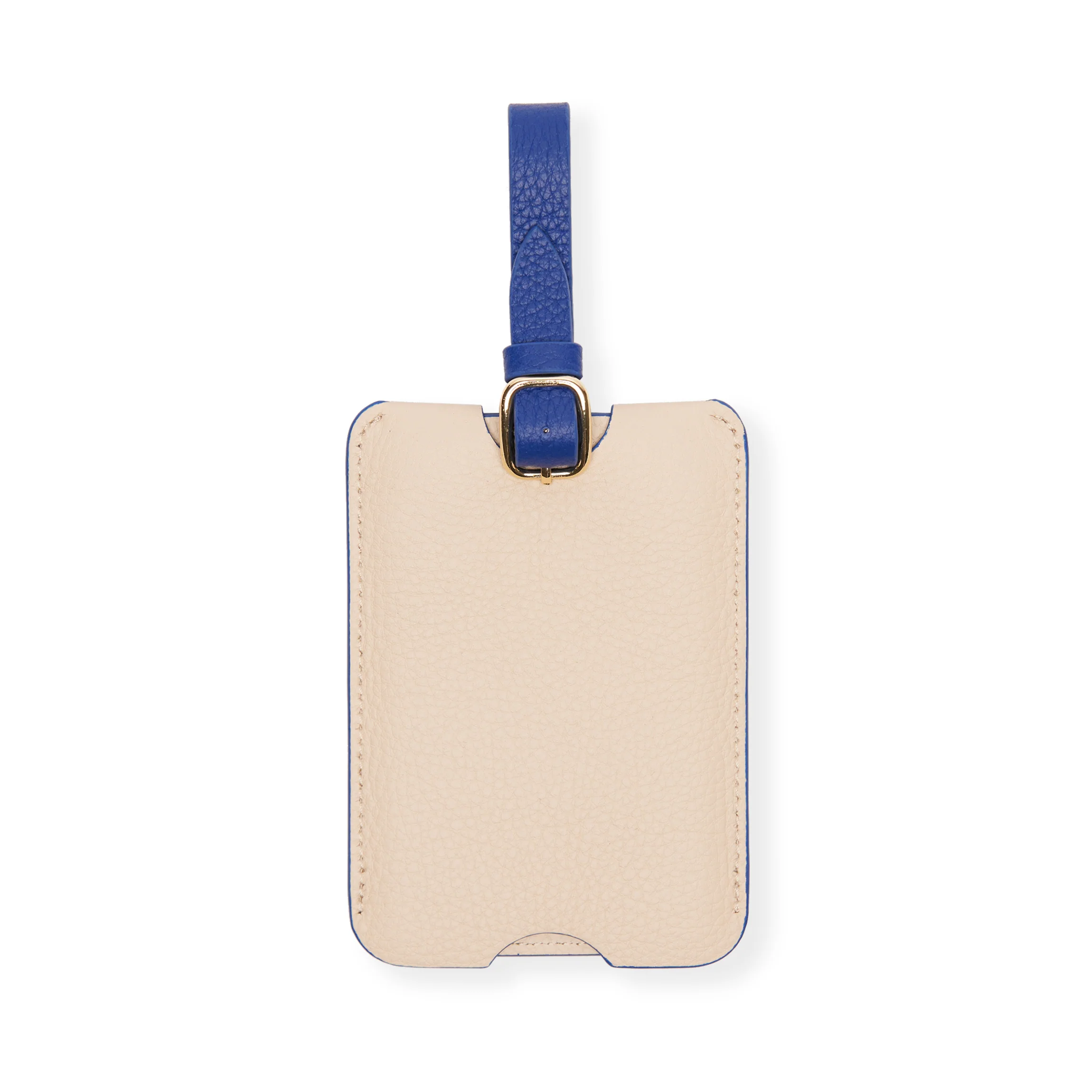 Deluxe Luggage Tag Sand/Regatta Blue