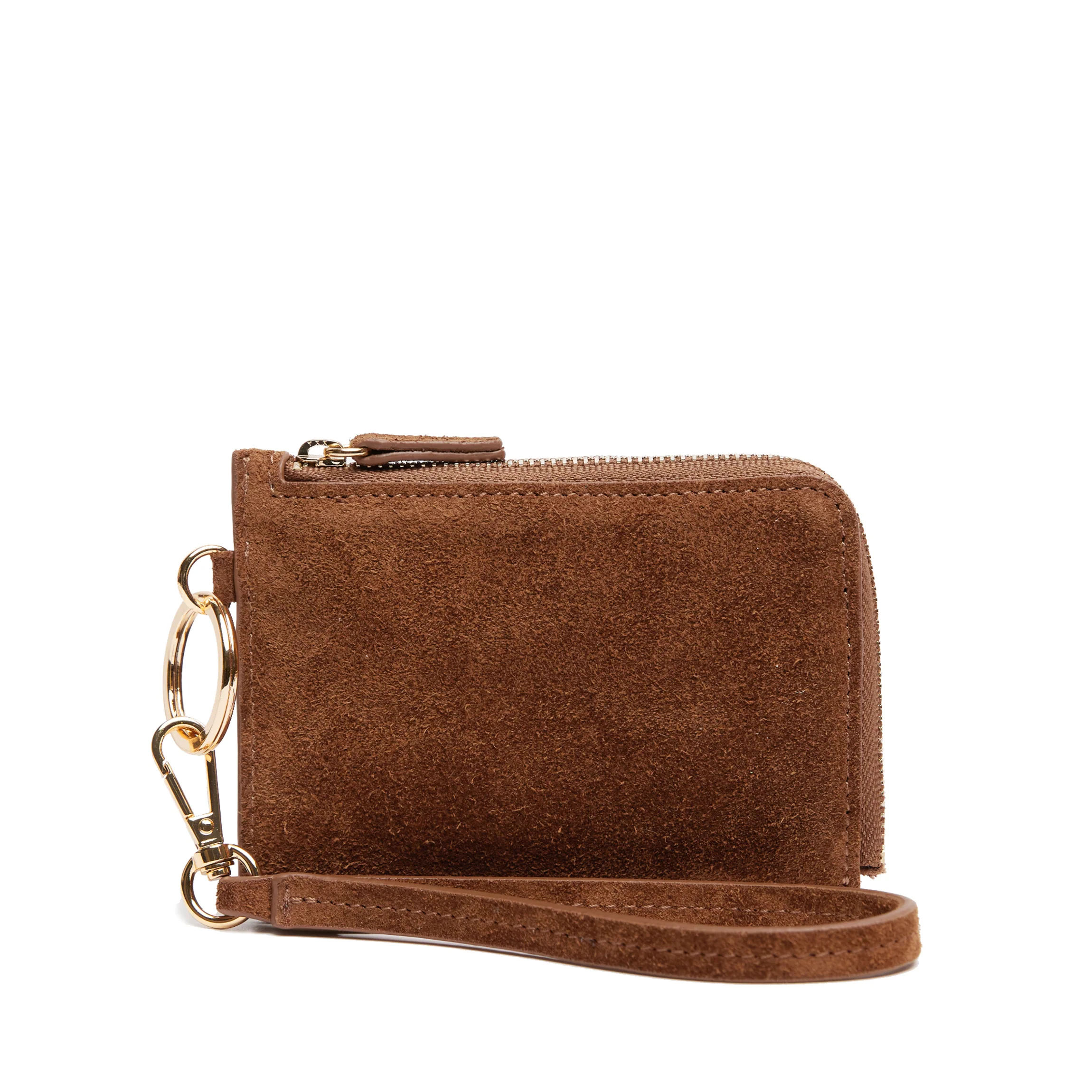 Devon Wristlet Russet Suede - Image 3