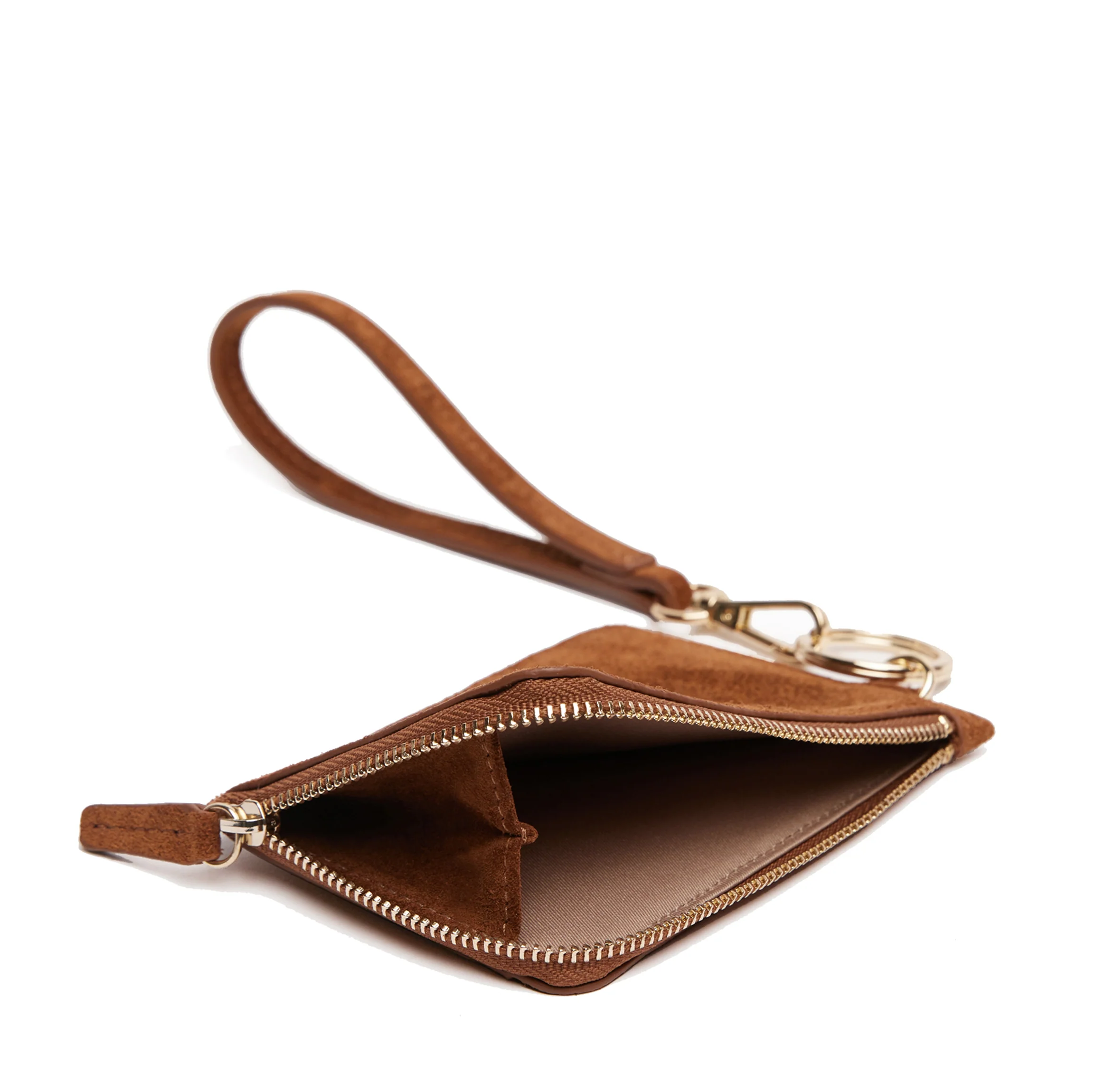 Devon Wristlet Russet Suede - Image 4