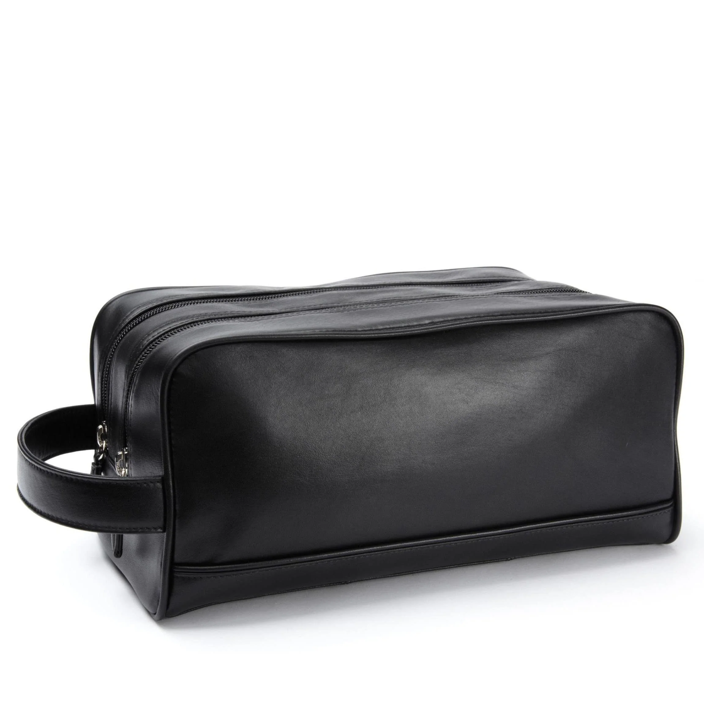 Double Zip Toiletry Bag Black Onyx - Image 5