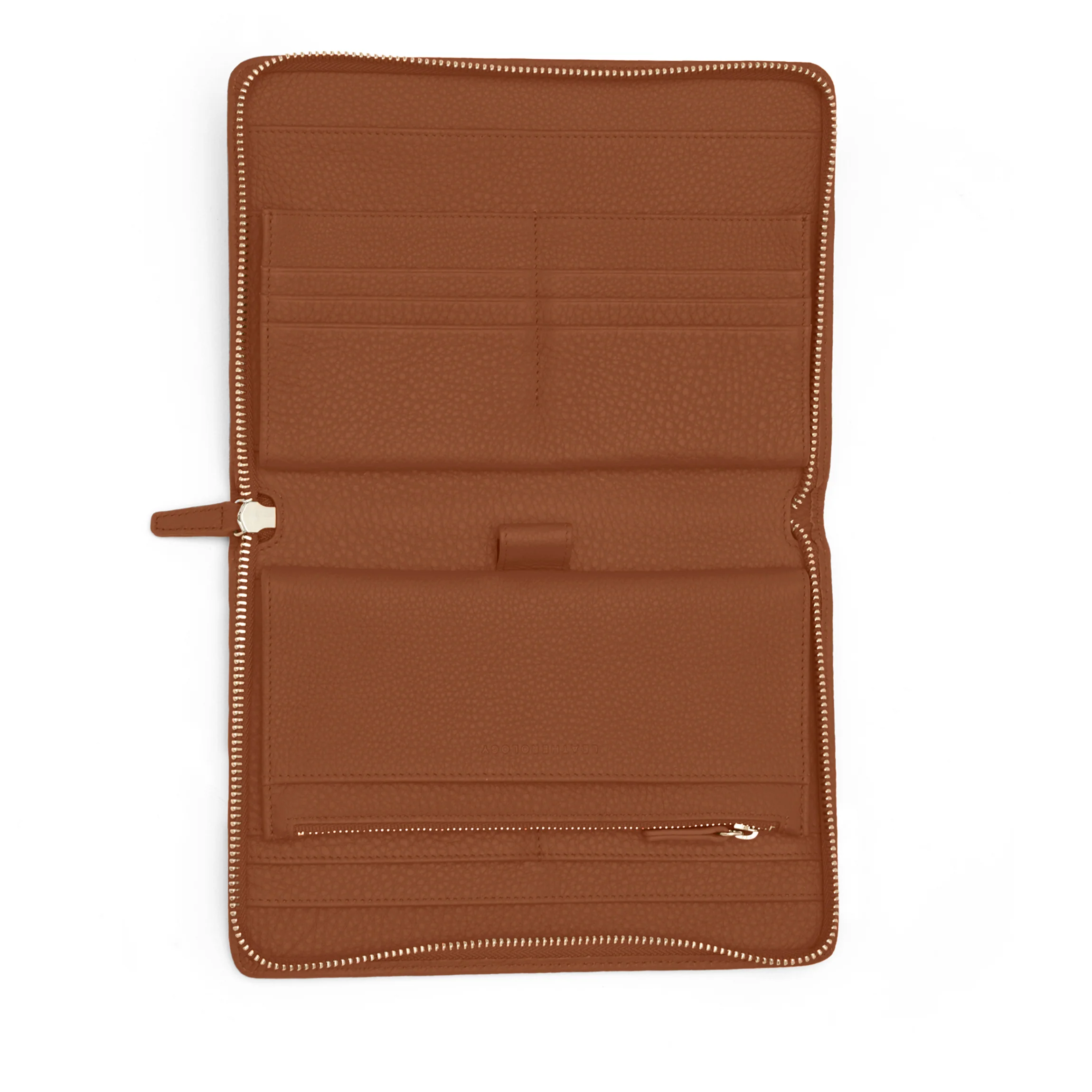 Family Passport Holder Saddle Brown - Image 3
