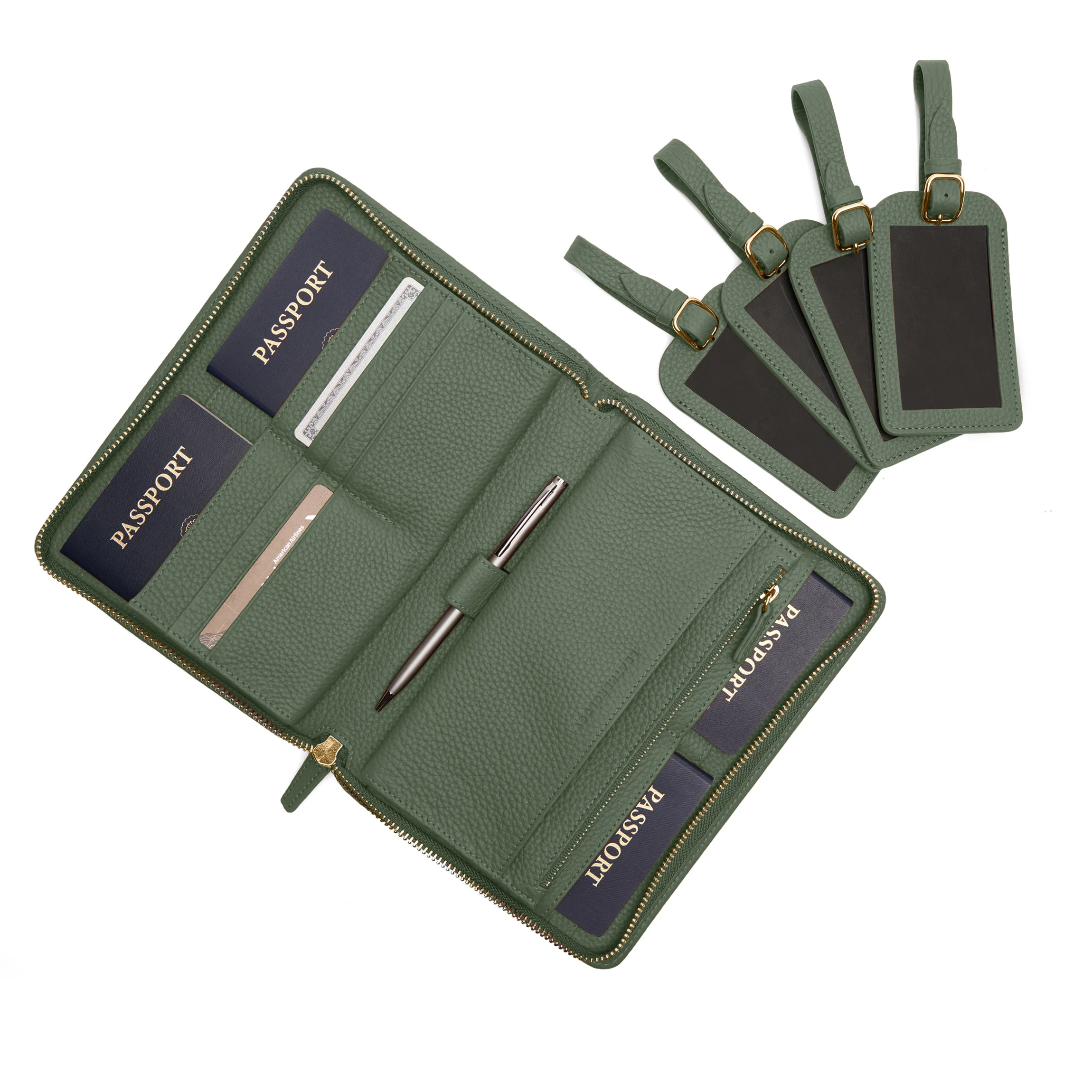Family Travel Essentials Gift Set Moss - Image 2