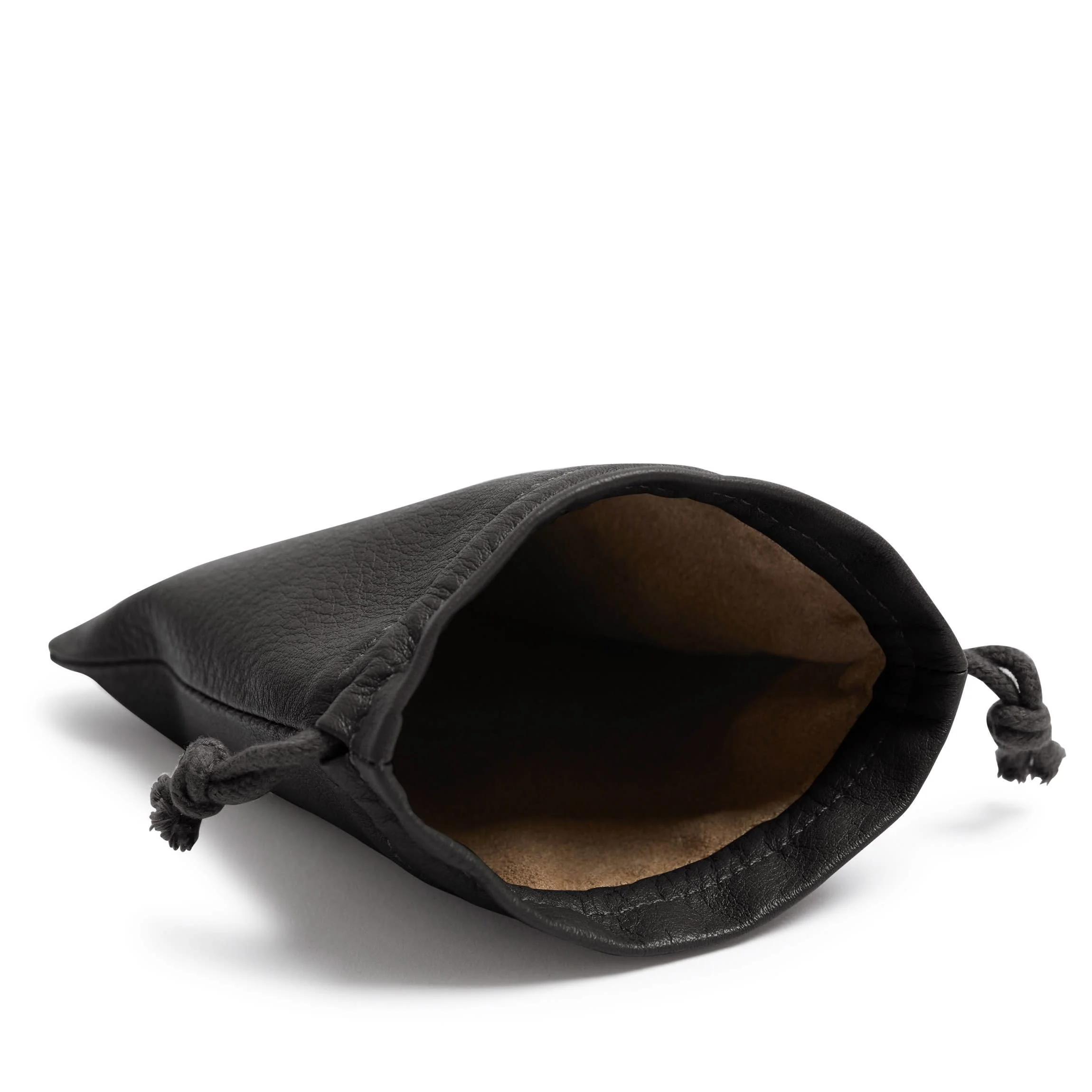 Flat Drawstring Pouch Black Onyx - Image 6