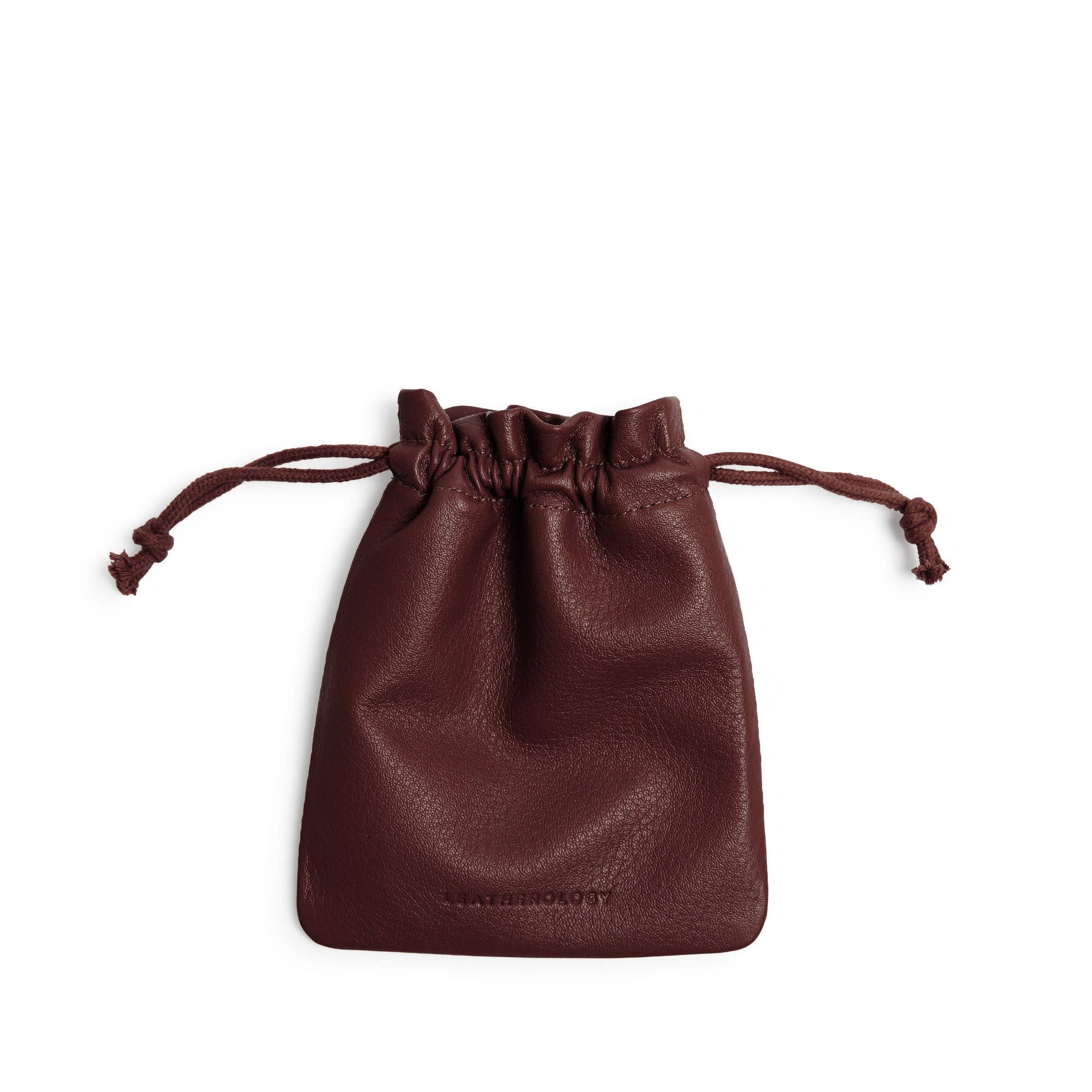 Flat Drawstring Pouch Bordeaux - Image 5
