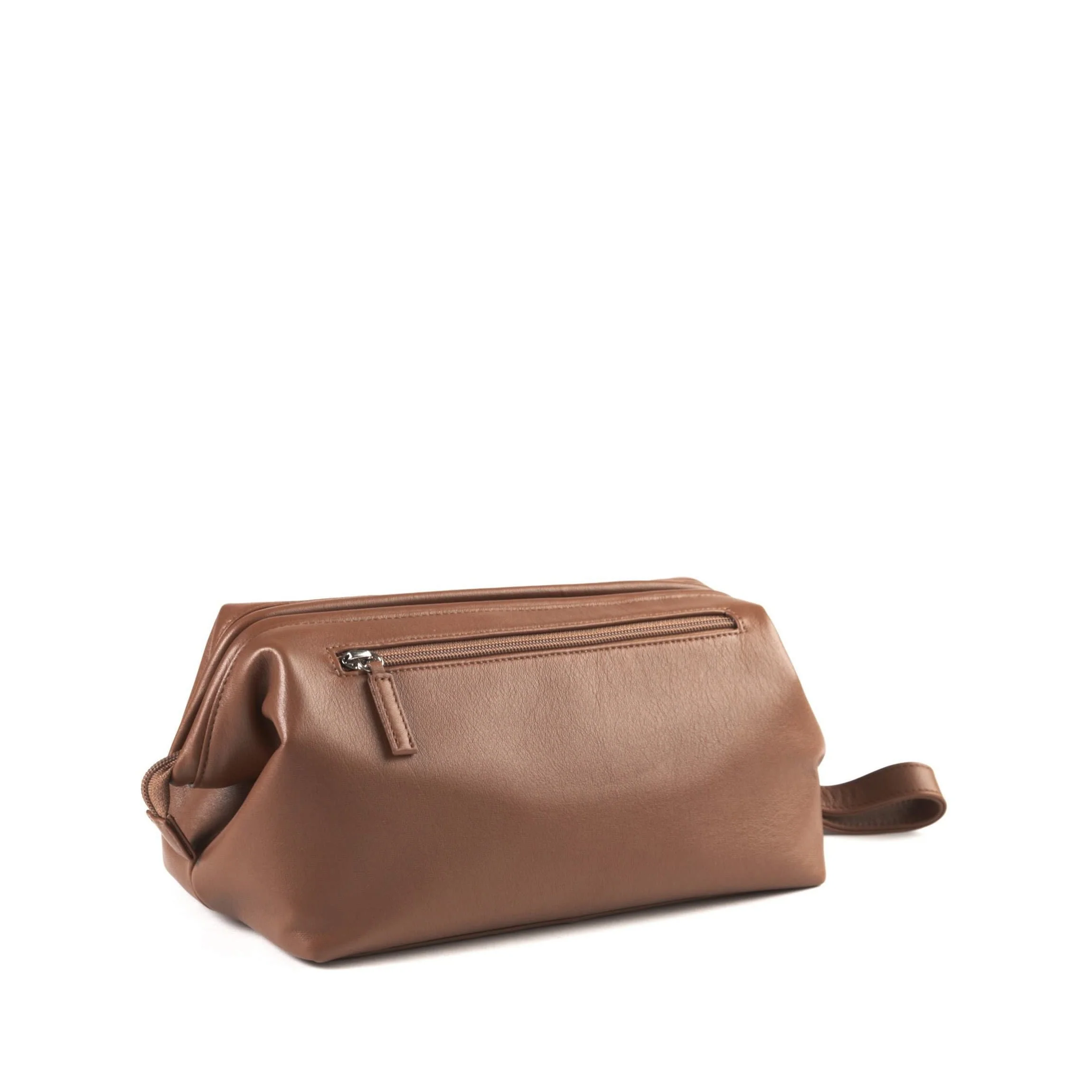 Framed Toiletry Bag Cognac - Image 5