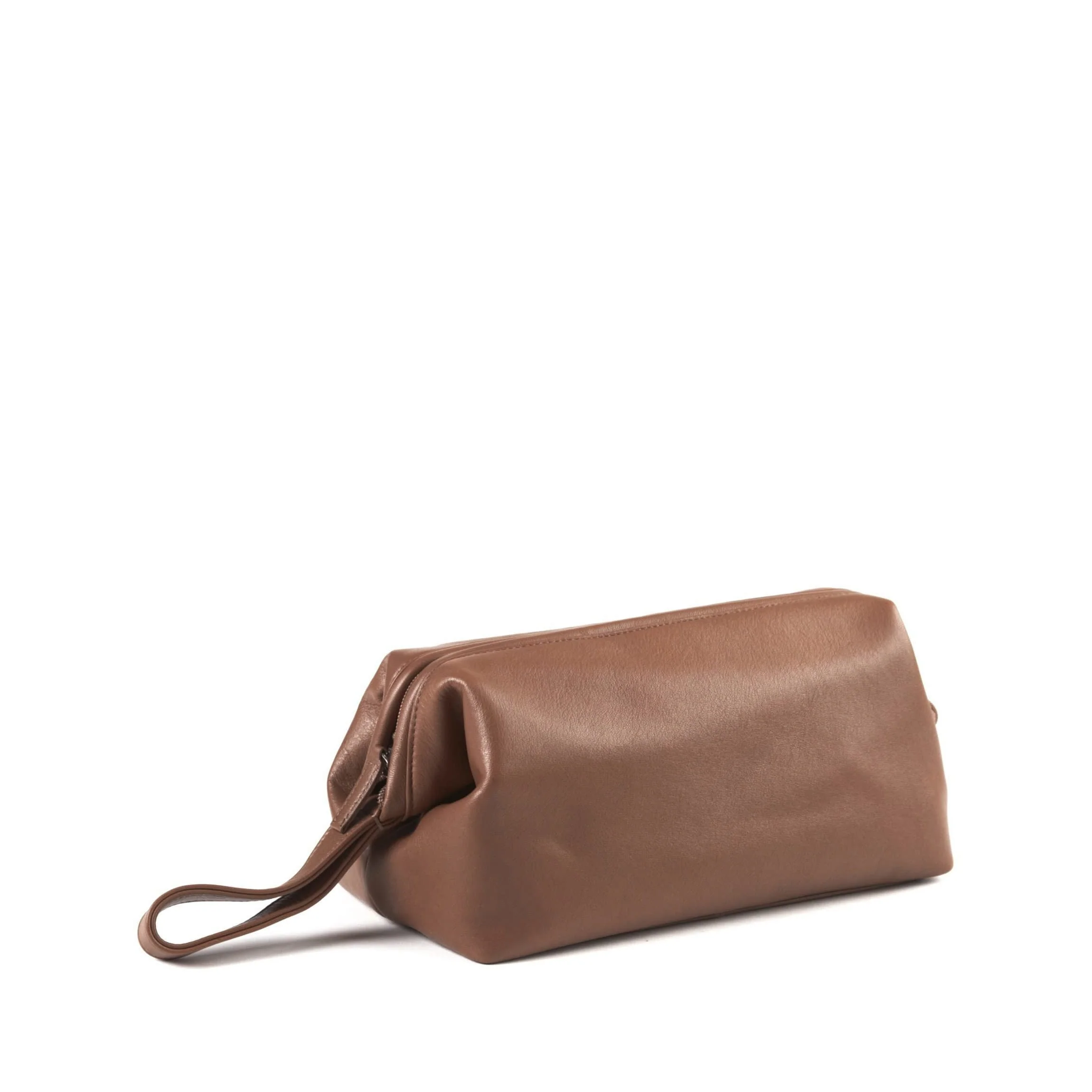 Framed Toiletry Bag Cognac - Image 6