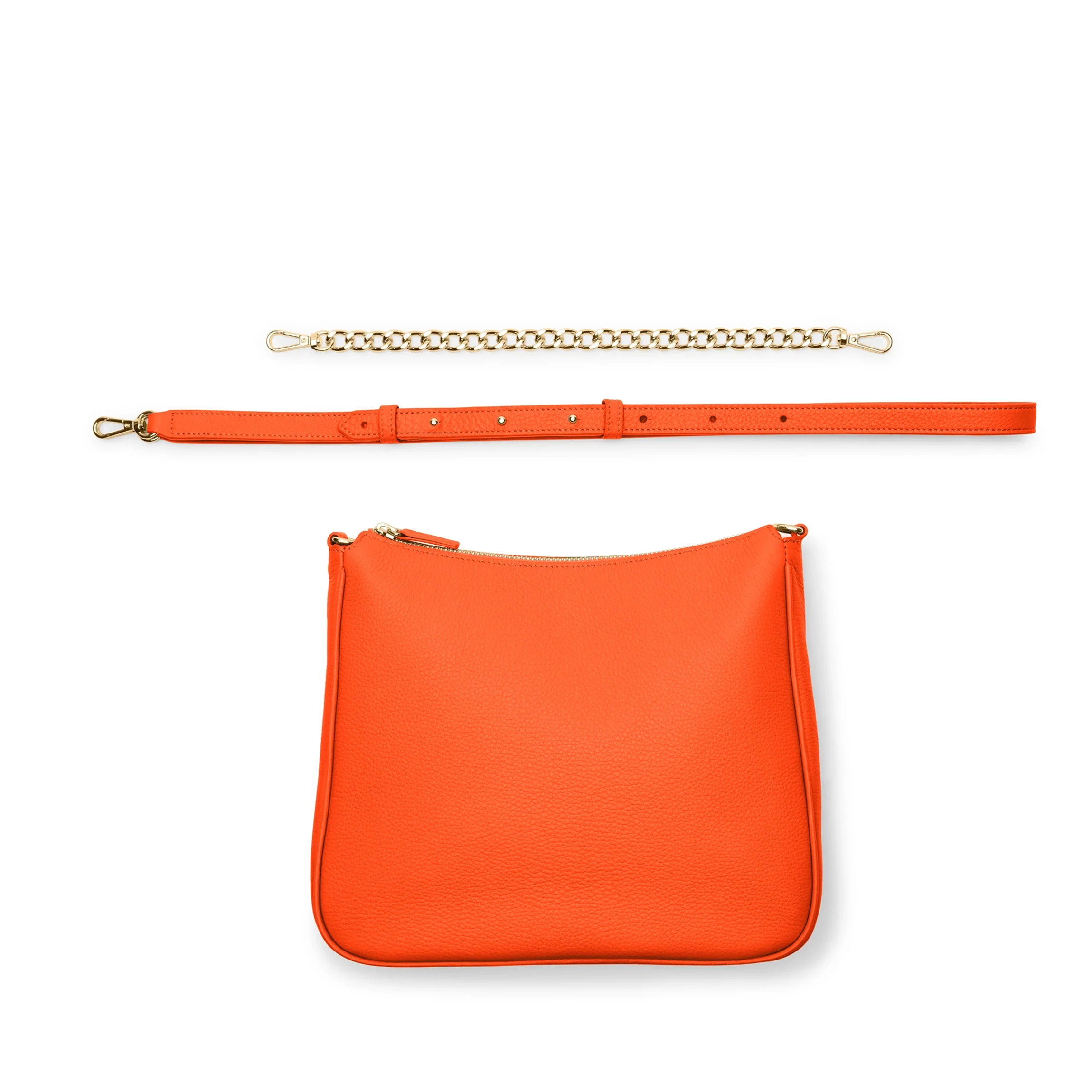 Greta Chain Medium Crossbody Clementine - Image 7