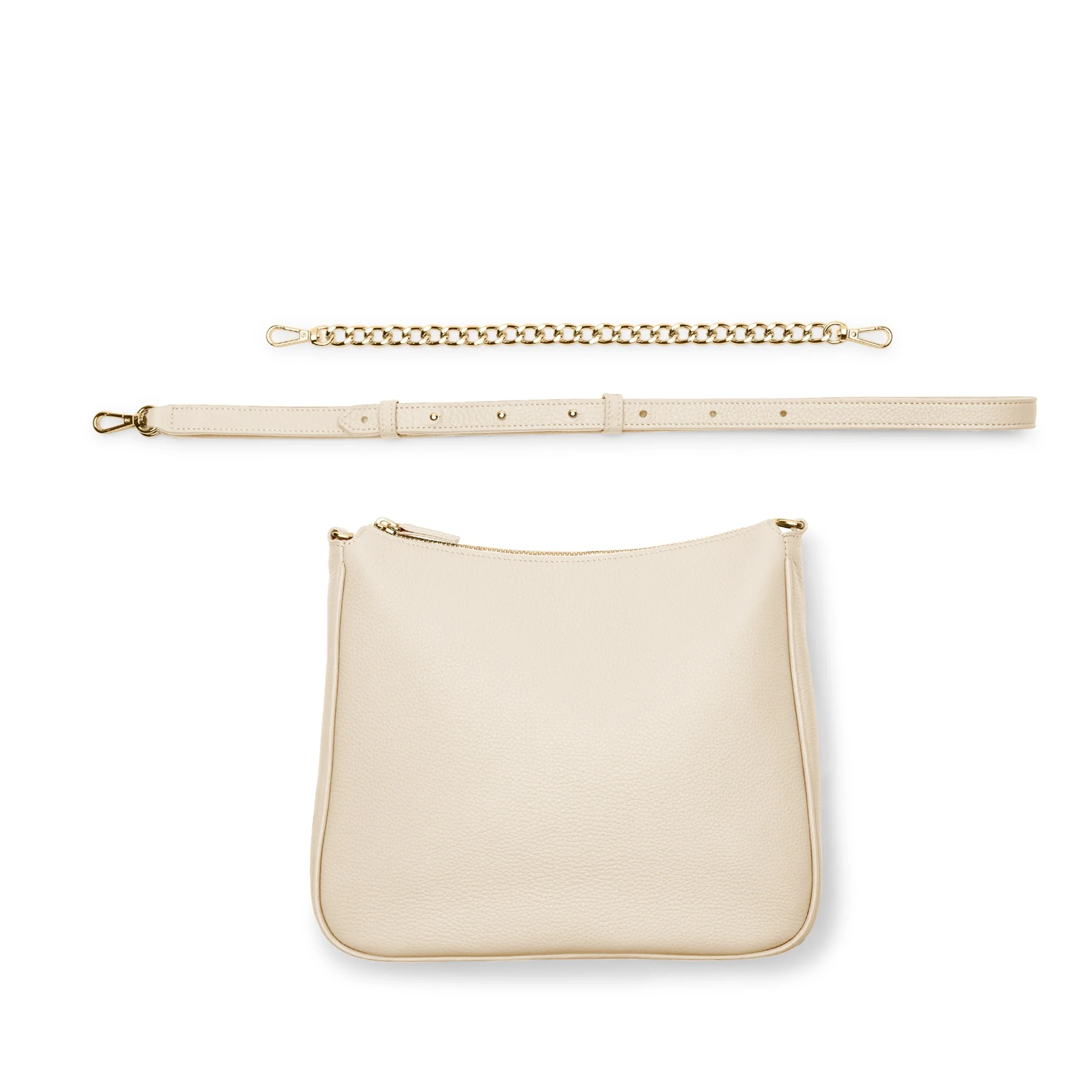 Greta Chain Medium Crossbody Sand - Image 9