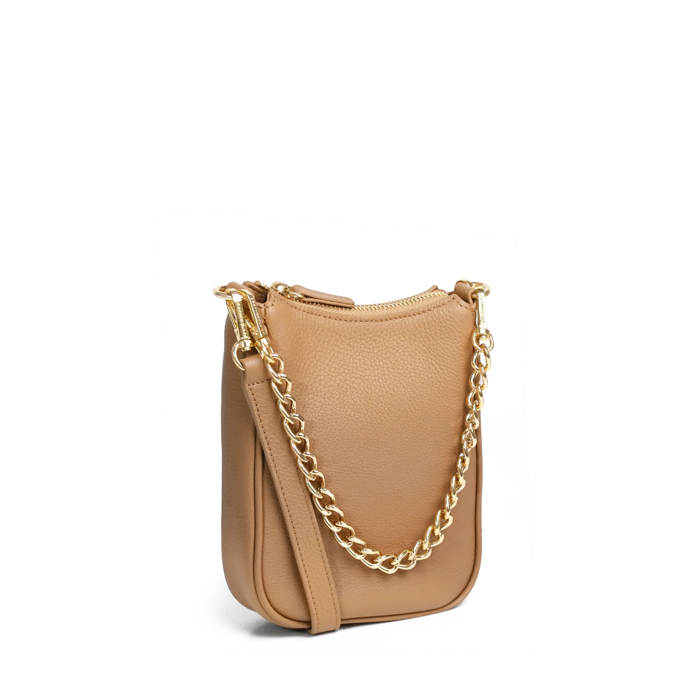 Greta Chain Vertical Sling Camel - Image 6