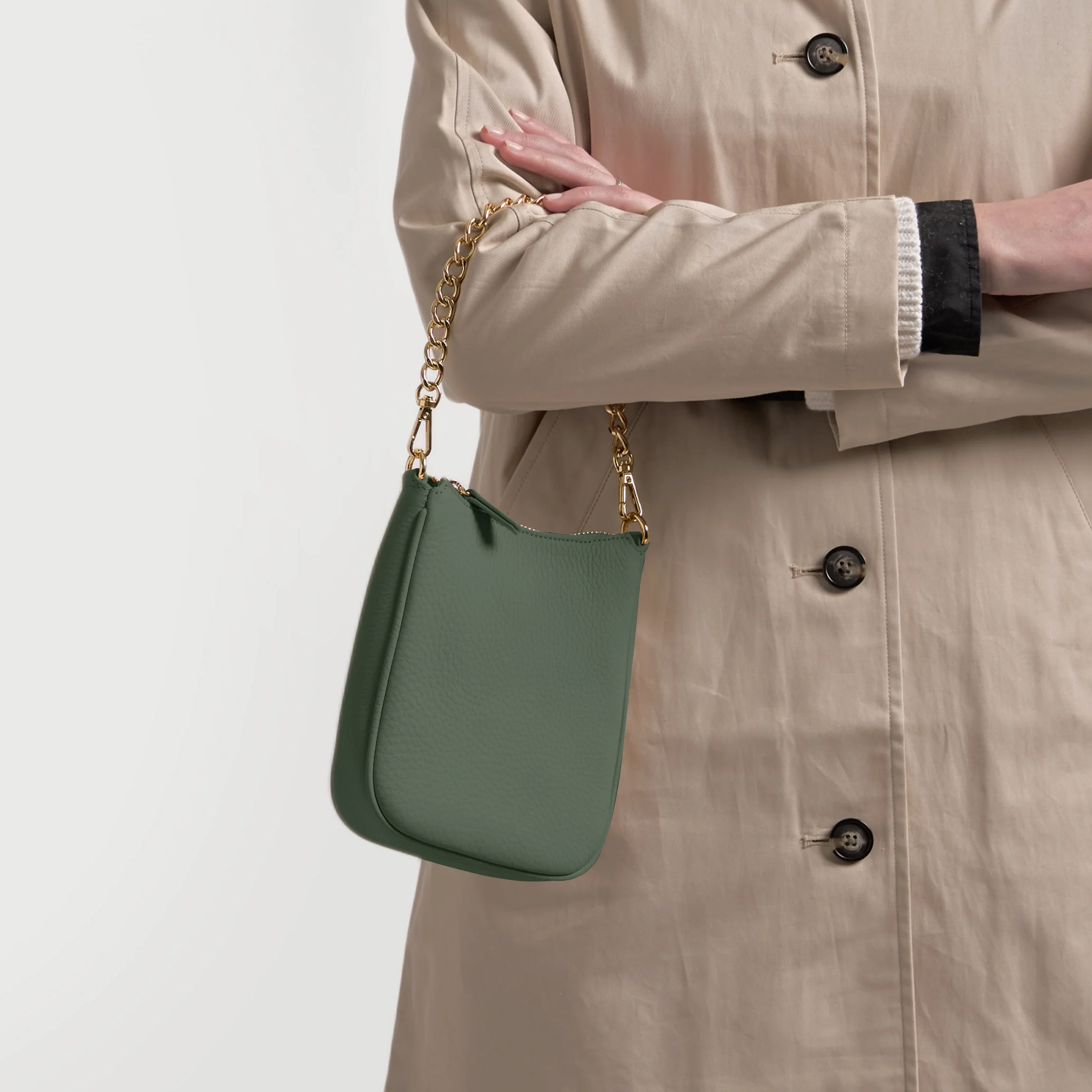 Greta Chain Vertical Sling Moss - Image 4