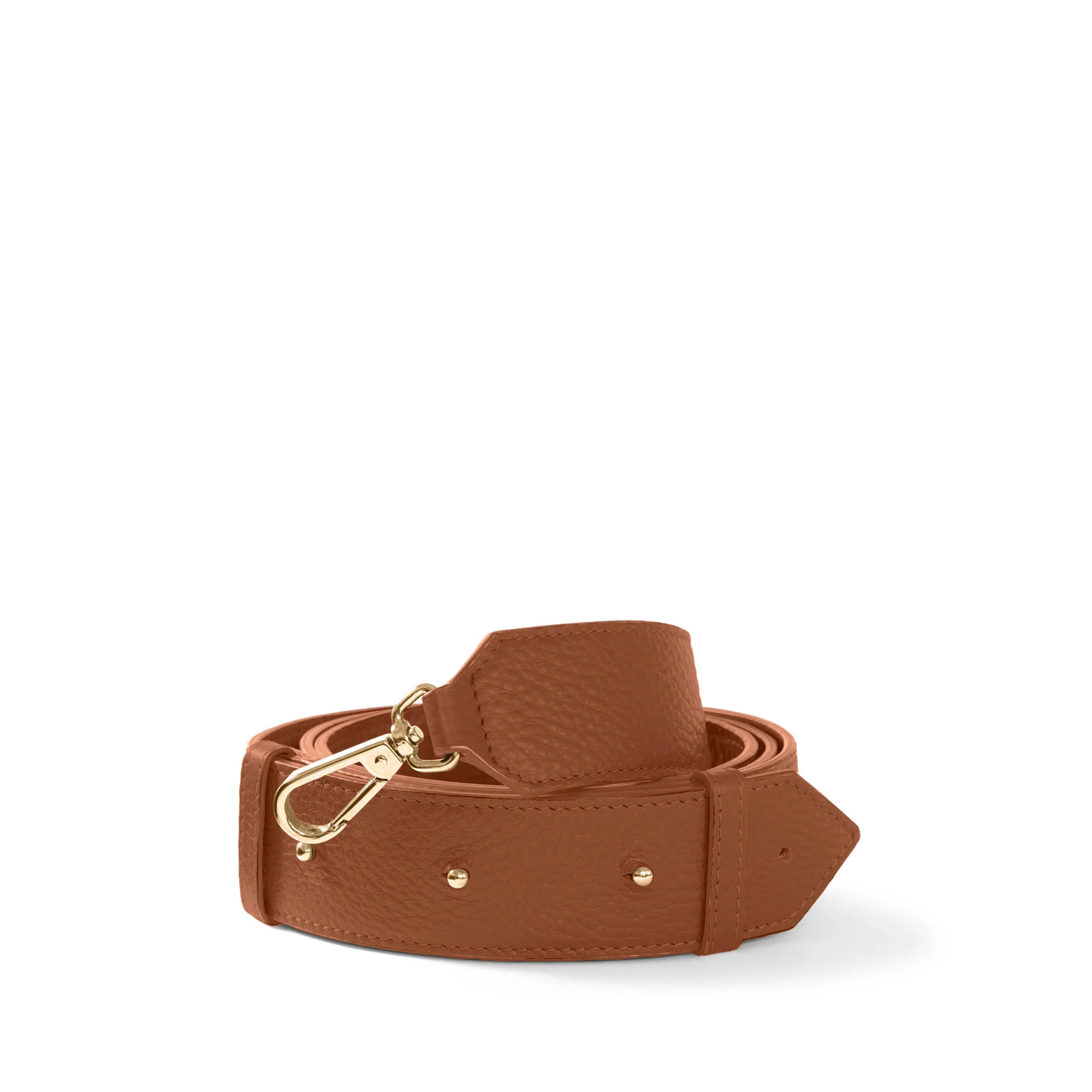 Guitar Long Crossbody Strap Saddle Brown